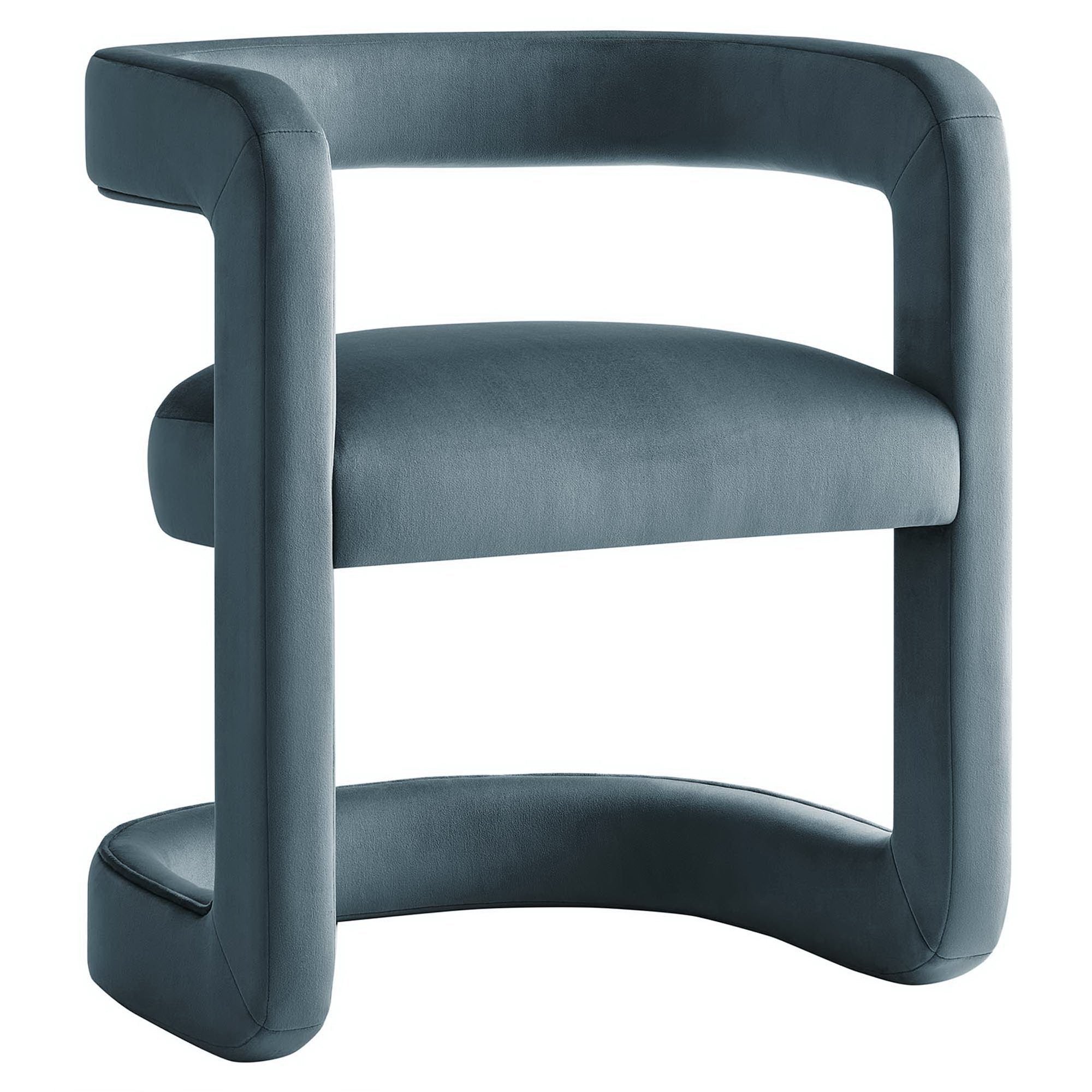 Winslow Performance Velvet Barrel Accent Chair by Modway - Best Buy Furniture