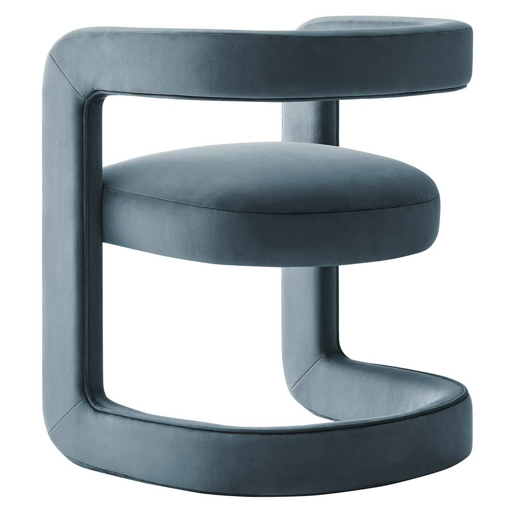 Winslow Performance Velvet Barrel Accent Chair by Modway - Best Buy Furniture
