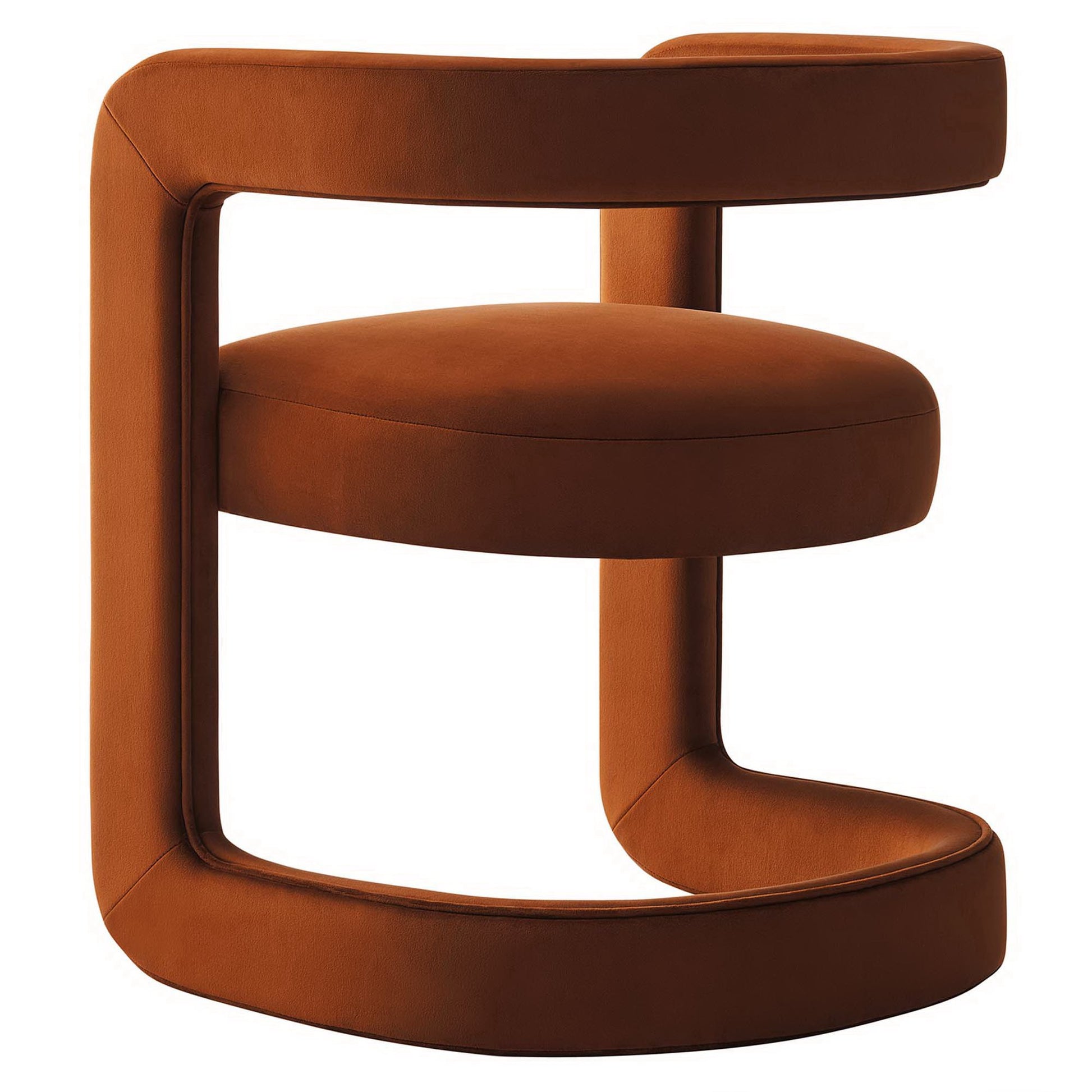 Winslow Performance Velvet Barrel Accent Chair by Modway - Best Buy Furniture