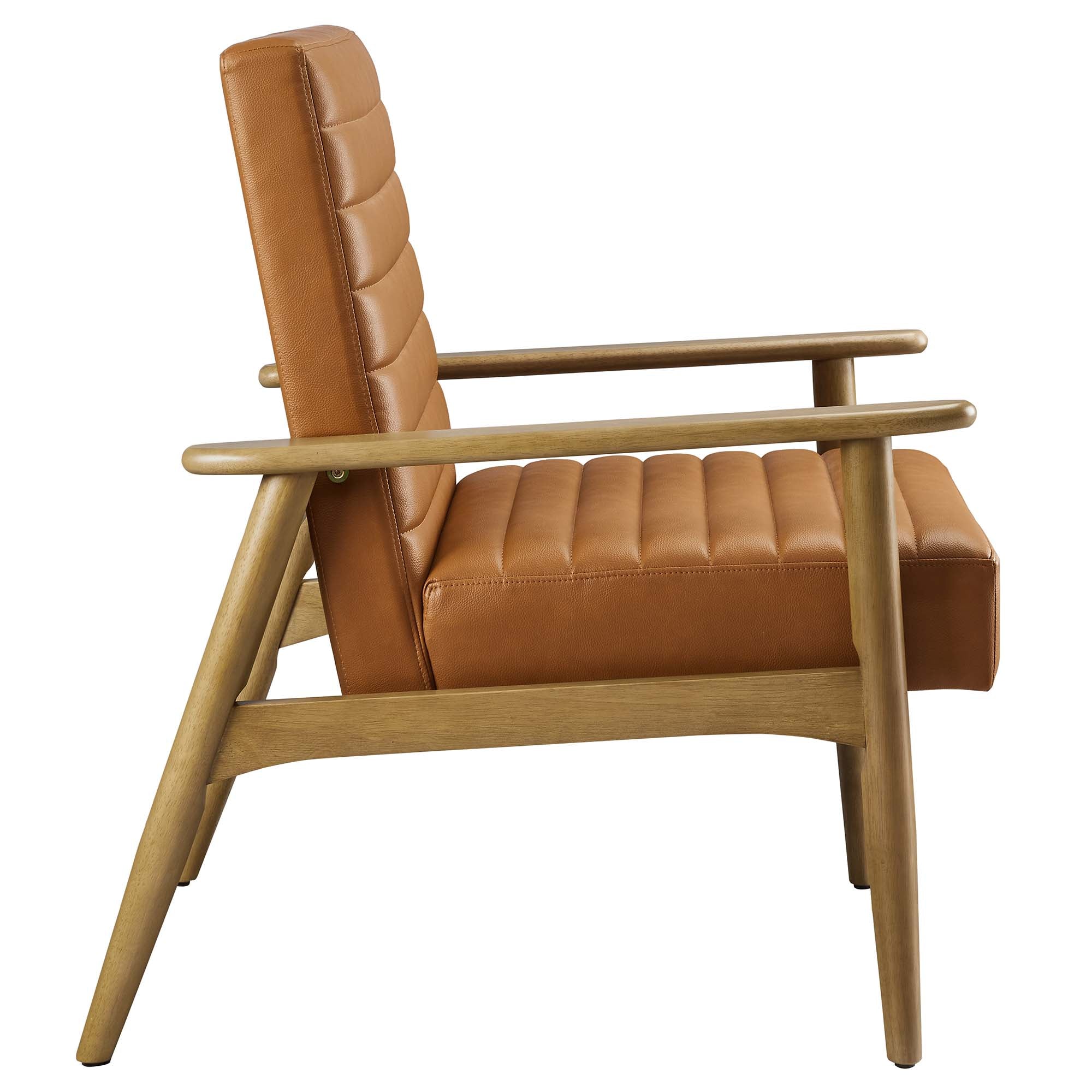 Jensen Vegan Leather Accent Chair by Modway - Best Buy Furniture