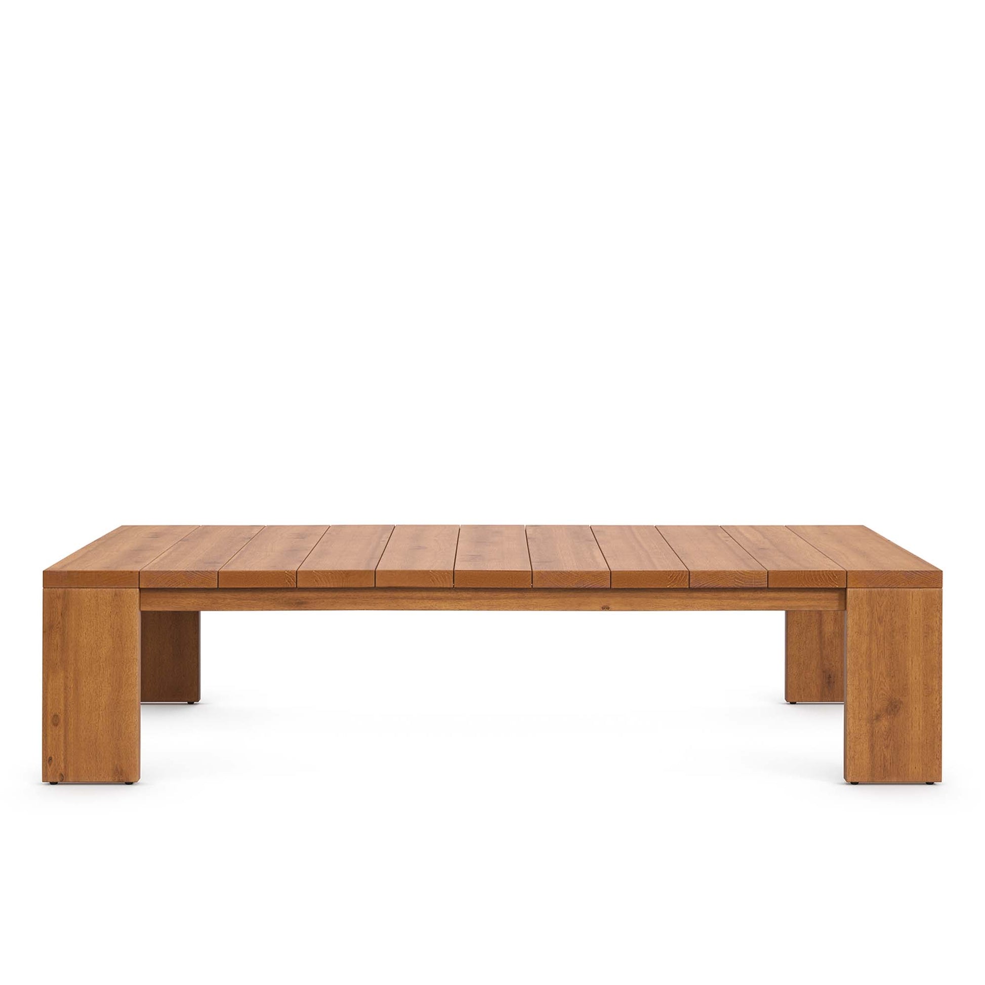 Tahoe 2-Piece Outdoor Patio Acacia Wood Sofa and Coffee Table Set by Modway - Best Buy Furniture