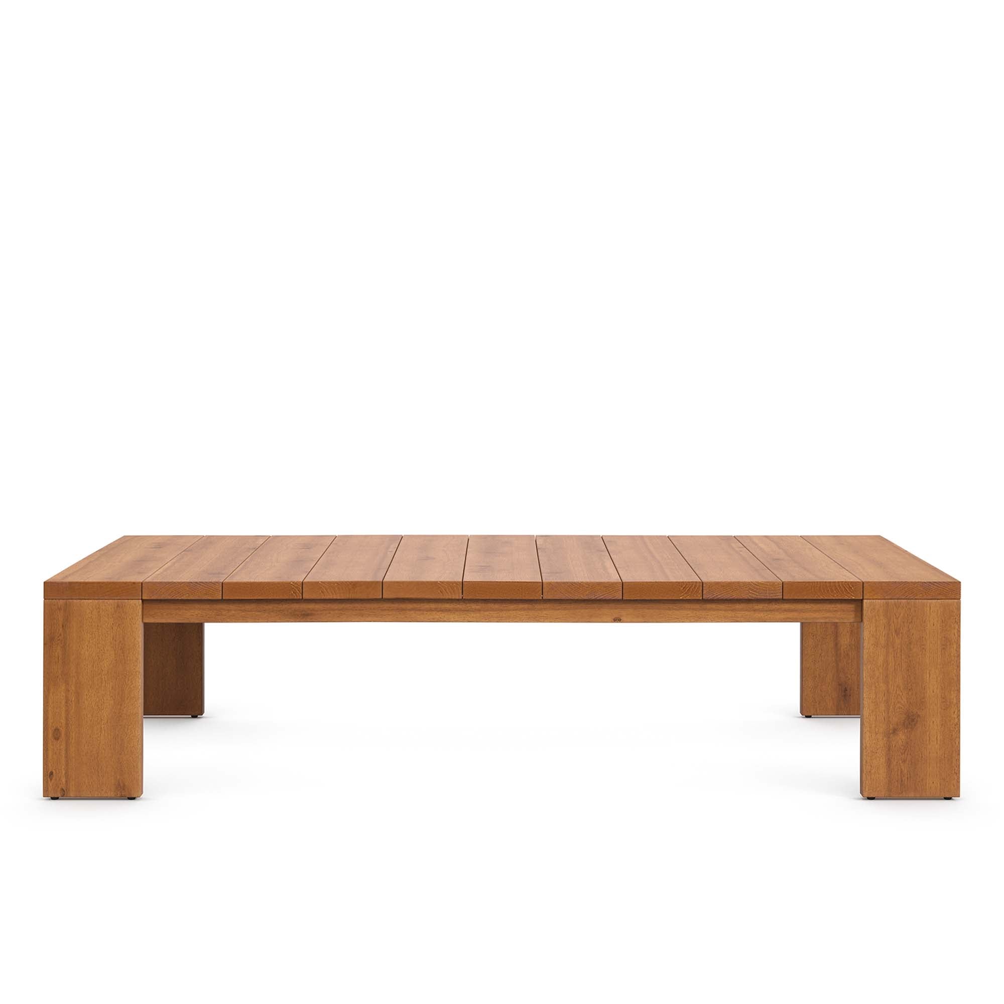 Tahoe 2-Piece Outdoor Patio Acacia Wood Sofa and Coffee Table Set by Modway - Best Buy Furniture