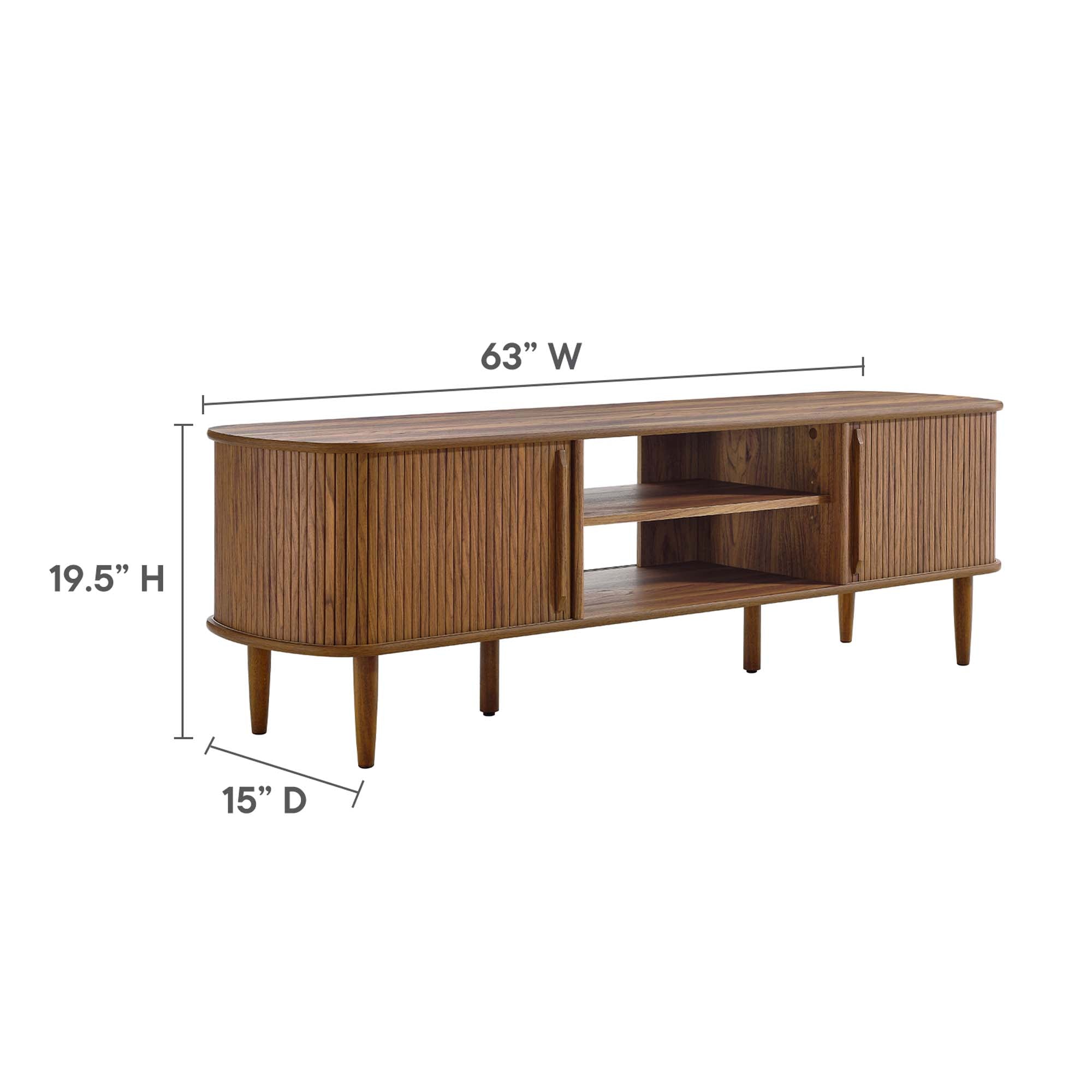 Contour 63" Wood TV Stand by Modway - Best Buy Furniture