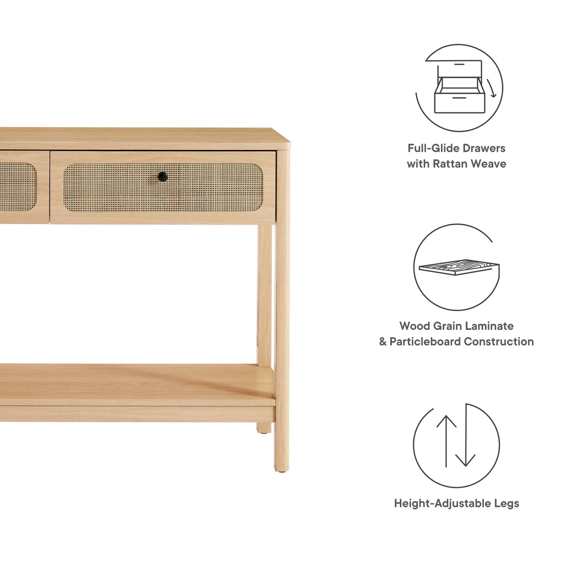 Chaucer Wood Entryway Console Table by Modway - Best Buy Furniture