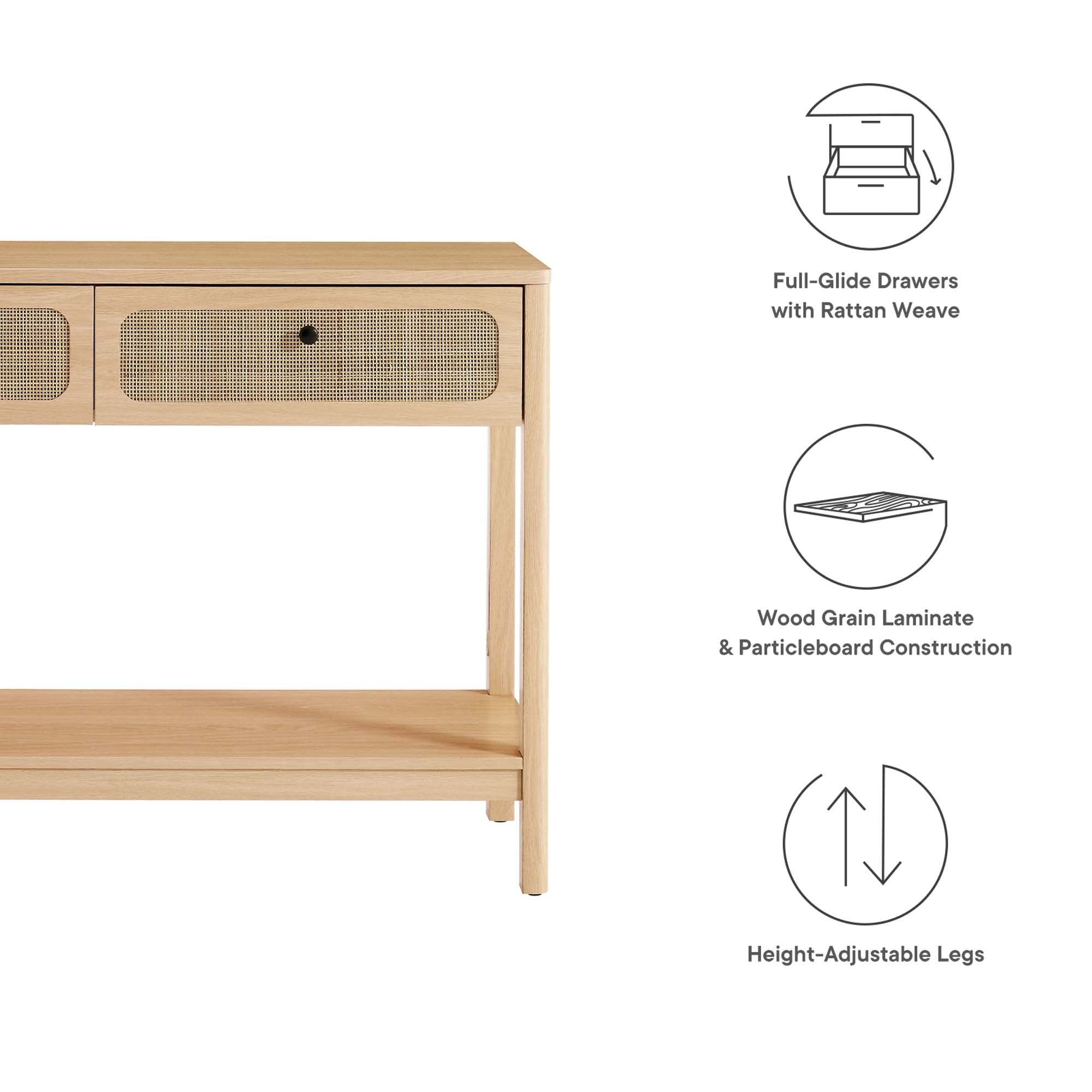 Chaucer Wood Entryway Console Table by Modway - Best Buy Furniture
