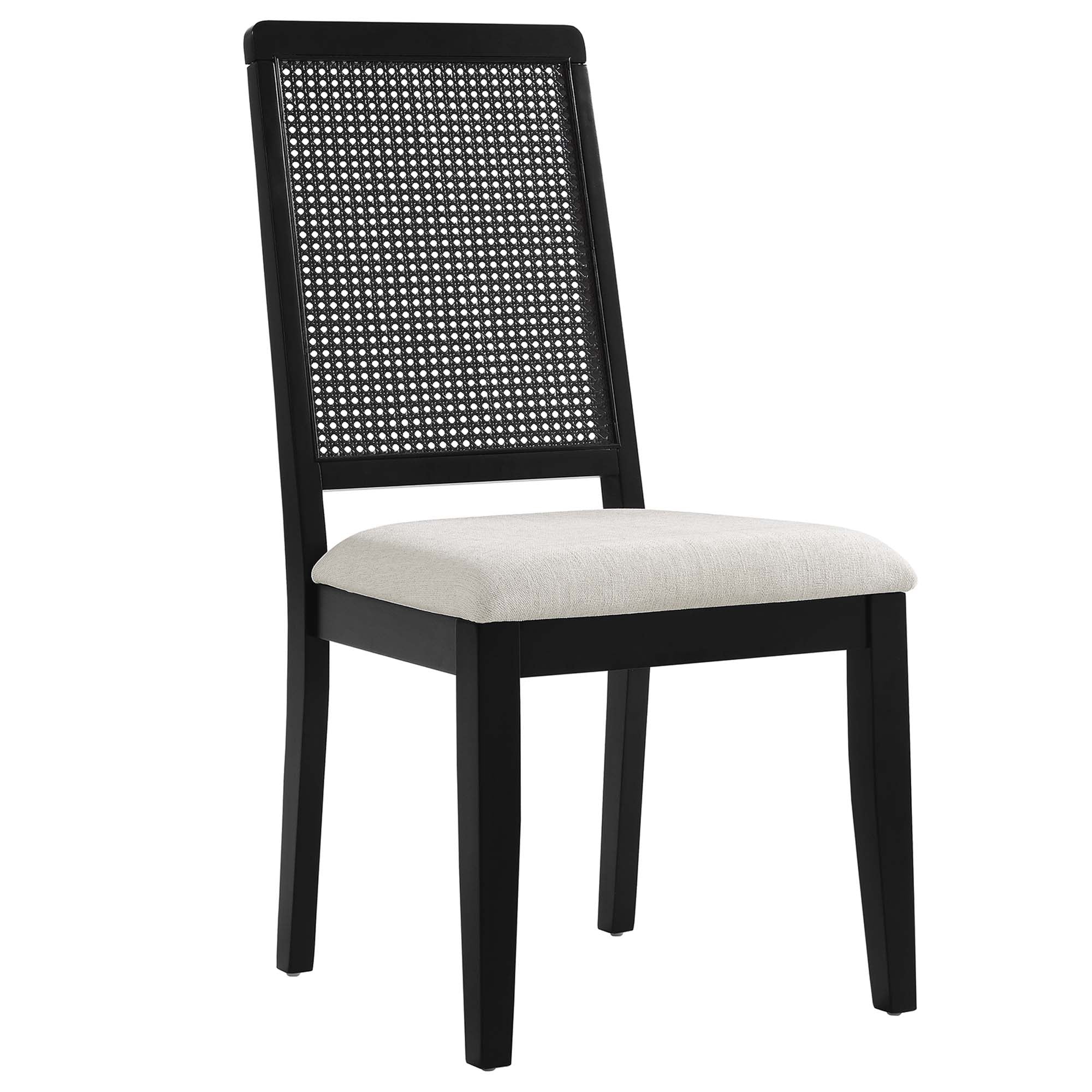 Arlo Faux Rattan and Wood Dining Side Chairs Set of 2 by Modway - Best Buy Furniture