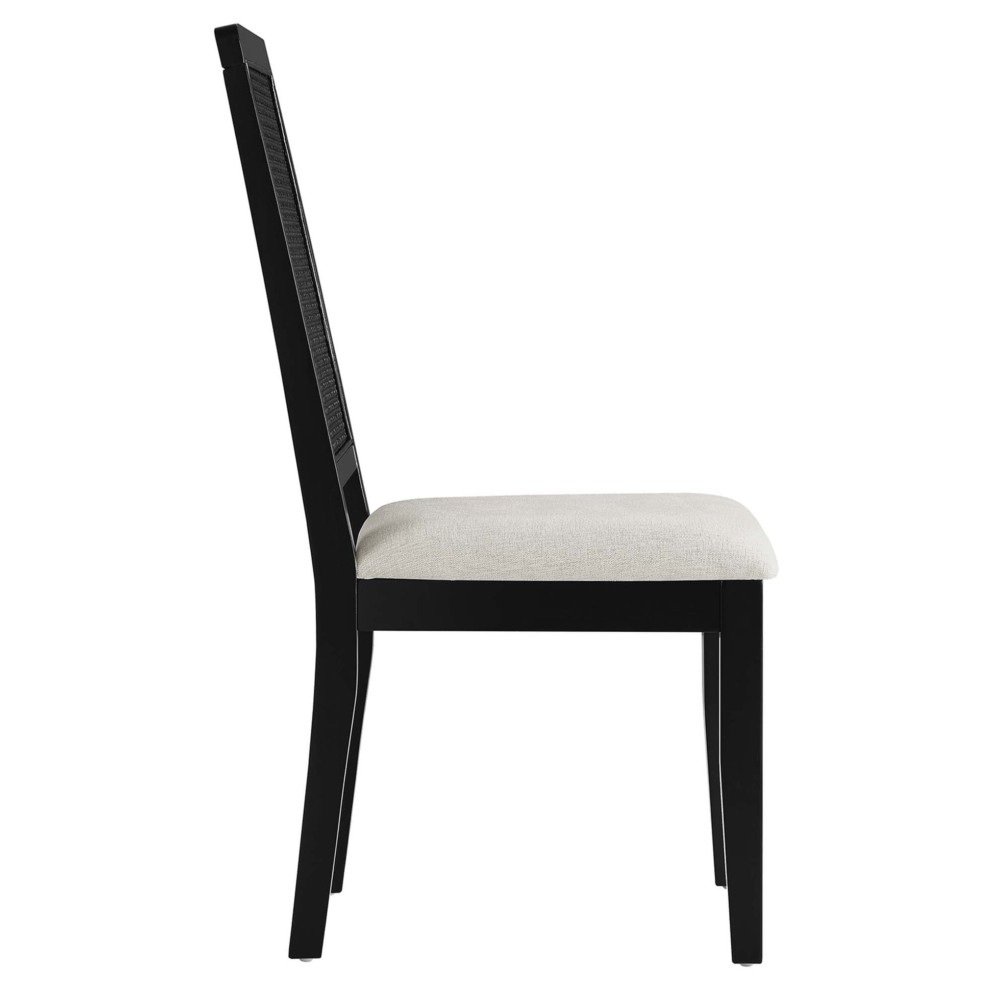 Arlo Faux Rattan and Wood Dining Side Chairs Set of 2 by Modway - Best Buy Furniture