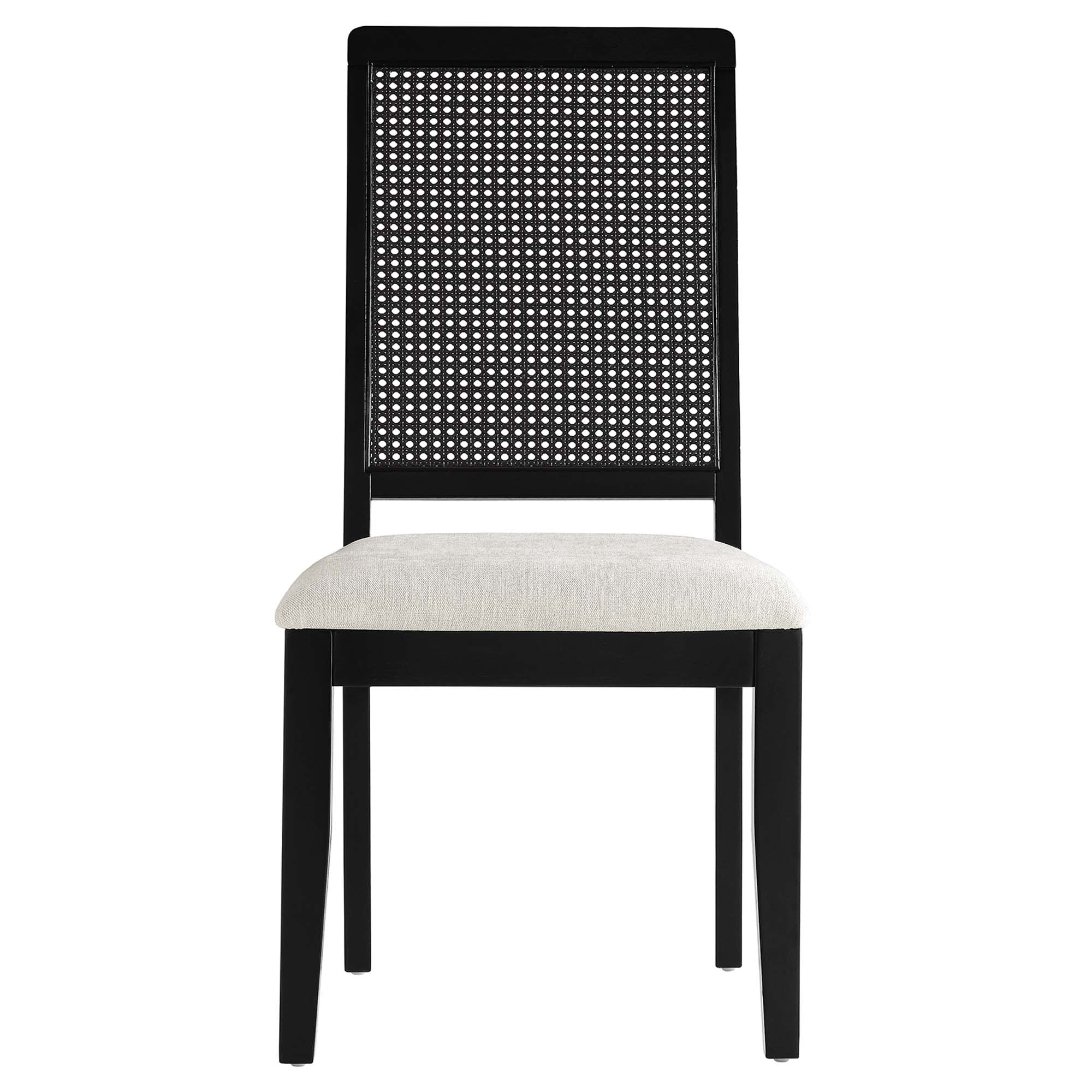 Arlo Faux Rattan and Wood Dining Side Chairs Set of 2 by Modway - Best Buy Furniture