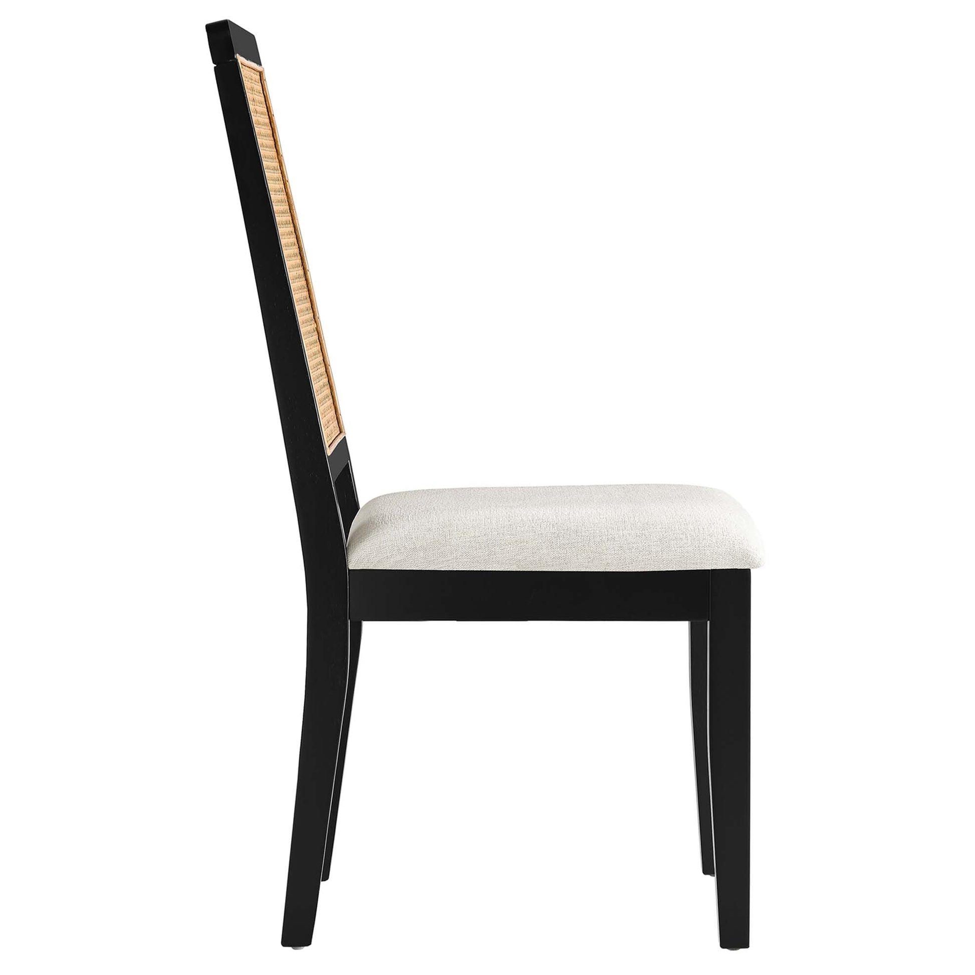 Arlo Faux Rattan and Wood Dining Side Chairs Set of 2 by Modway - Best Buy Furniture
