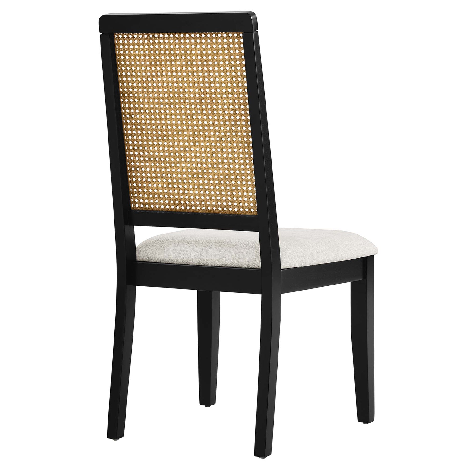 Arlo Faux Rattan and Wood Dining Side Chairs Set of 2 by Modway - Best Buy Furniture
