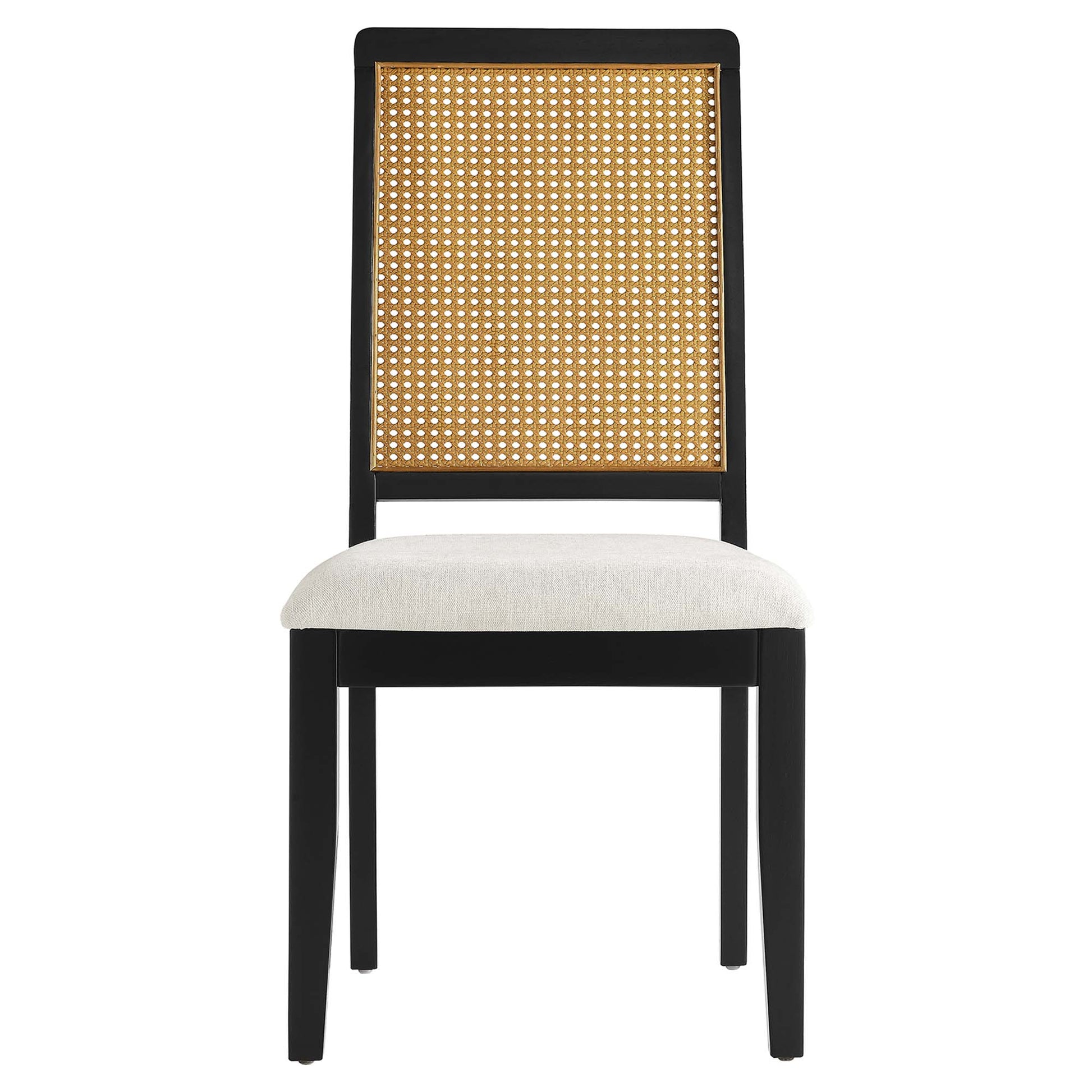 Arlo Faux Rattan and Wood Dining Side Chairs Set of 2 by Modway - Best Buy Furniture