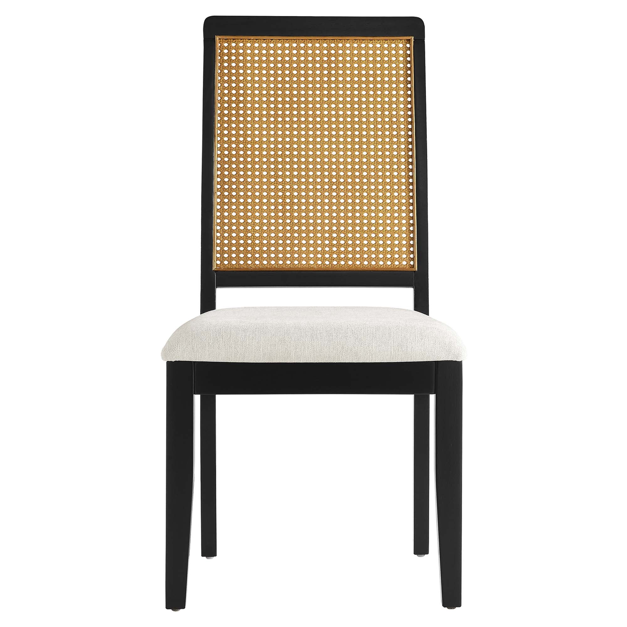 Arlo Faux Rattan and Wood Dining Side Chairs Set of 2 by Modway - Best Buy Furniture