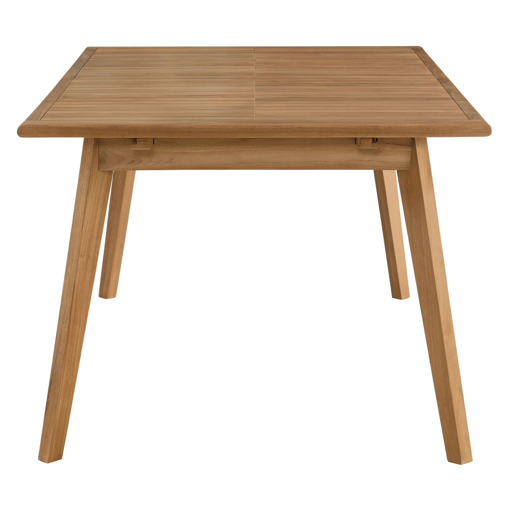 Vienna Outdoor Patio Teak Wood Extendable Dining Table by Modway - Best Buy Furniture