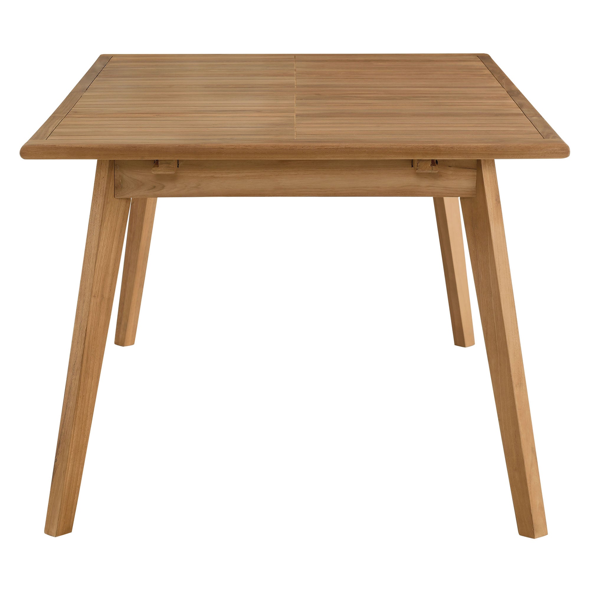 Vienna Outdoor Patio Teak Wood Extendable Dining Table by Modway - Best Buy Furniture