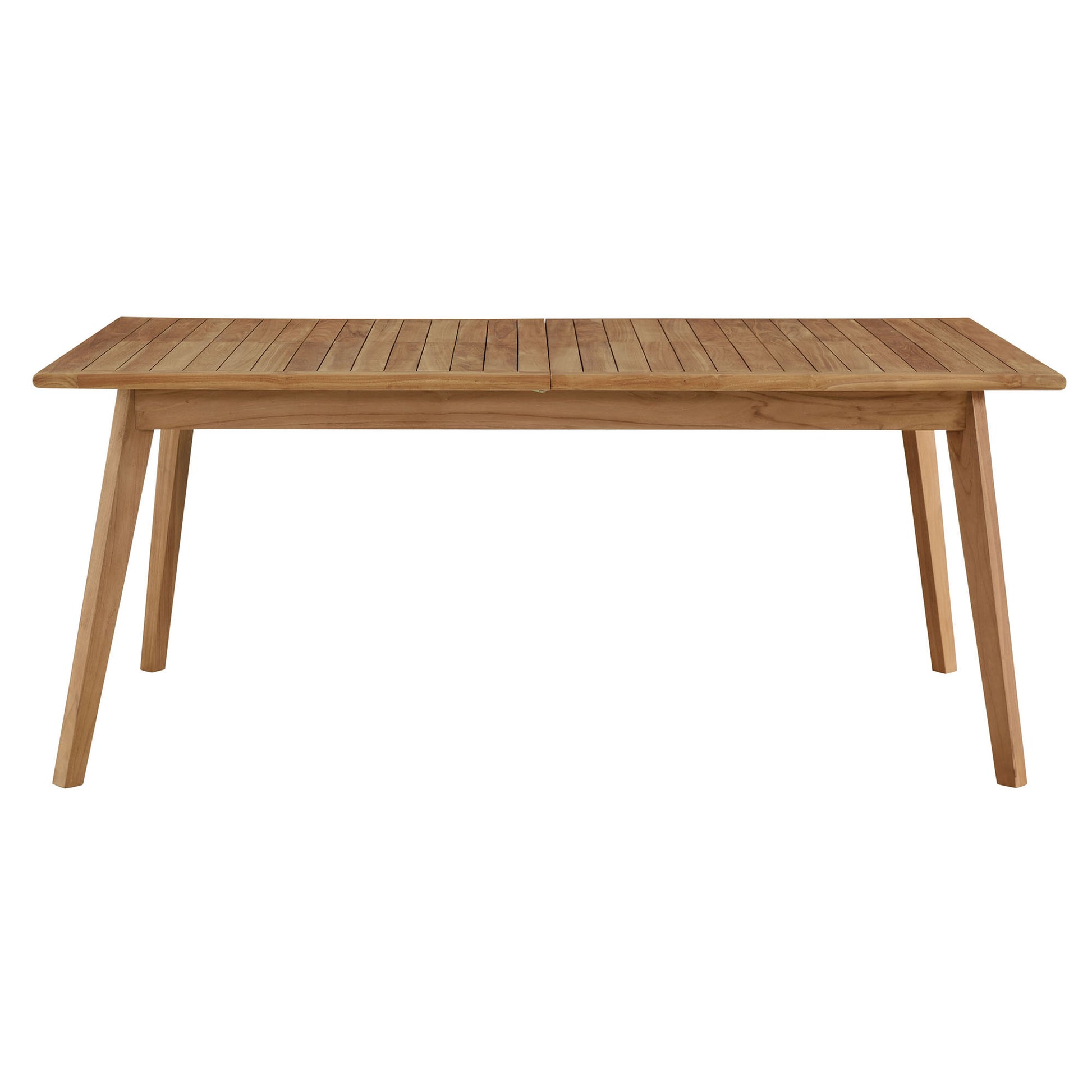 Vienna Outdoor Patio Teak Wood Extendable Dining Table by Modway - Best Buy Furniture