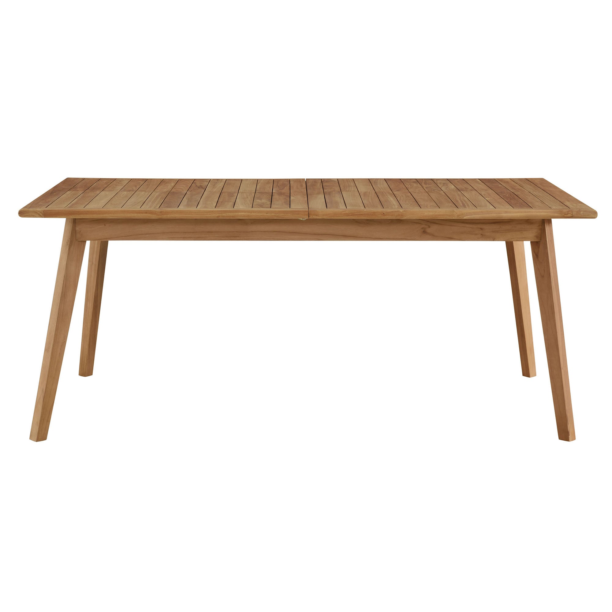 Vienna Outdoor Patio Teak Wood Extendable Dining Table by Modway - Best Buy Furniture