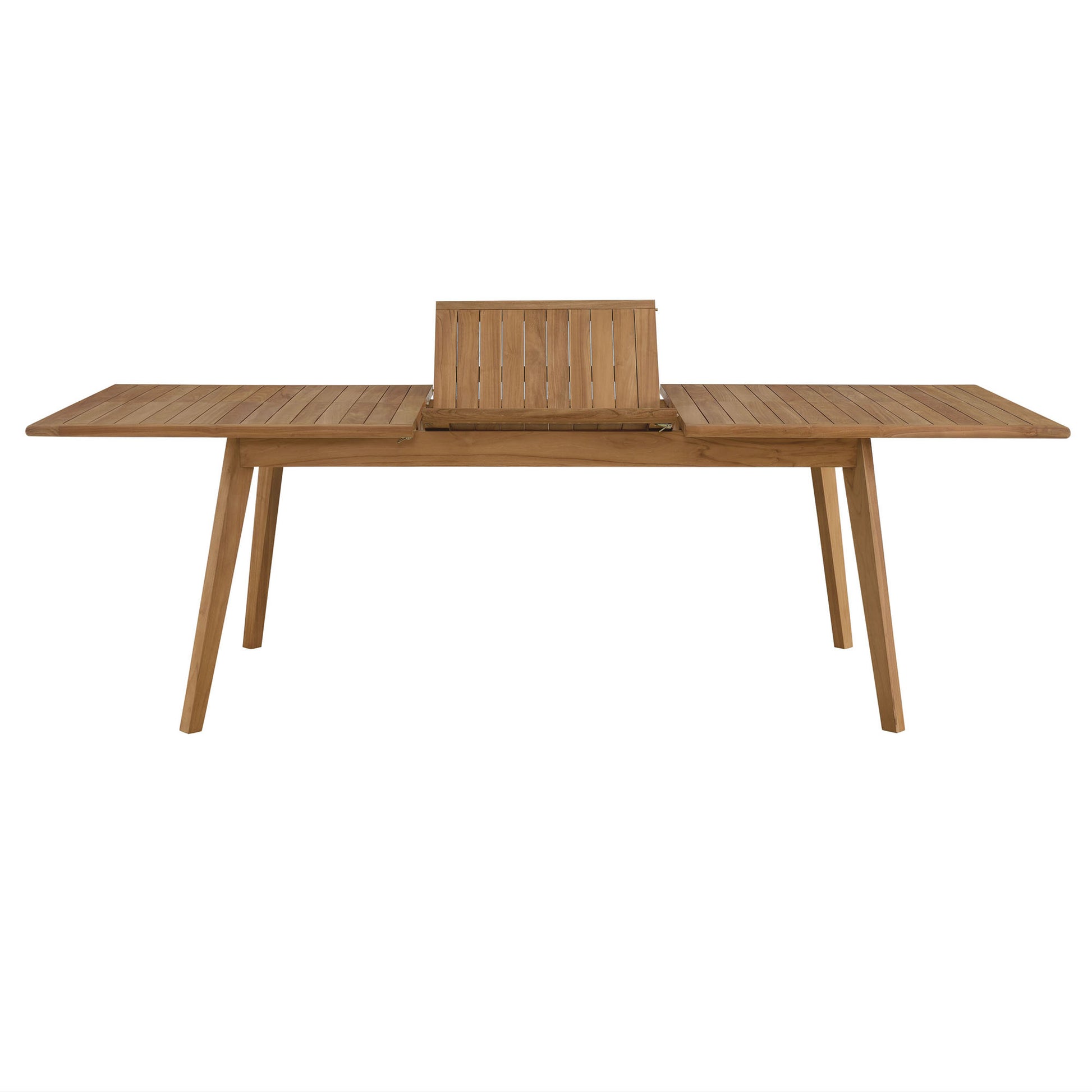 Vienna Outdoor Patio Teak Wood Extendable Dining Table by Modway - Best Buy Furniture