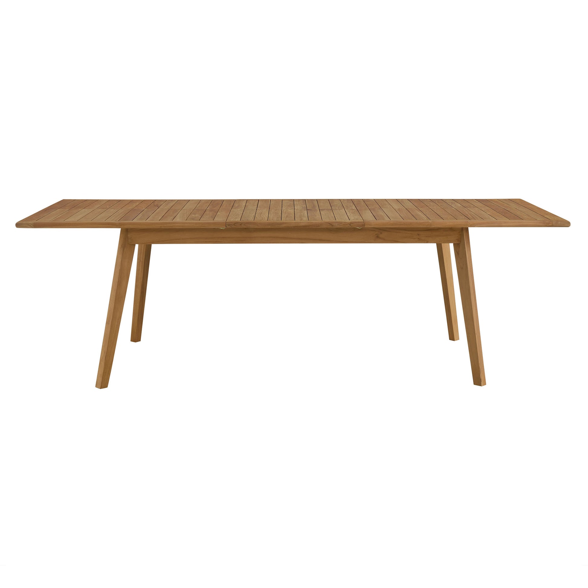 Vienna Outdoor Patio Teak Wood Extendable Dining Table by Modway - Best Buy Furniture