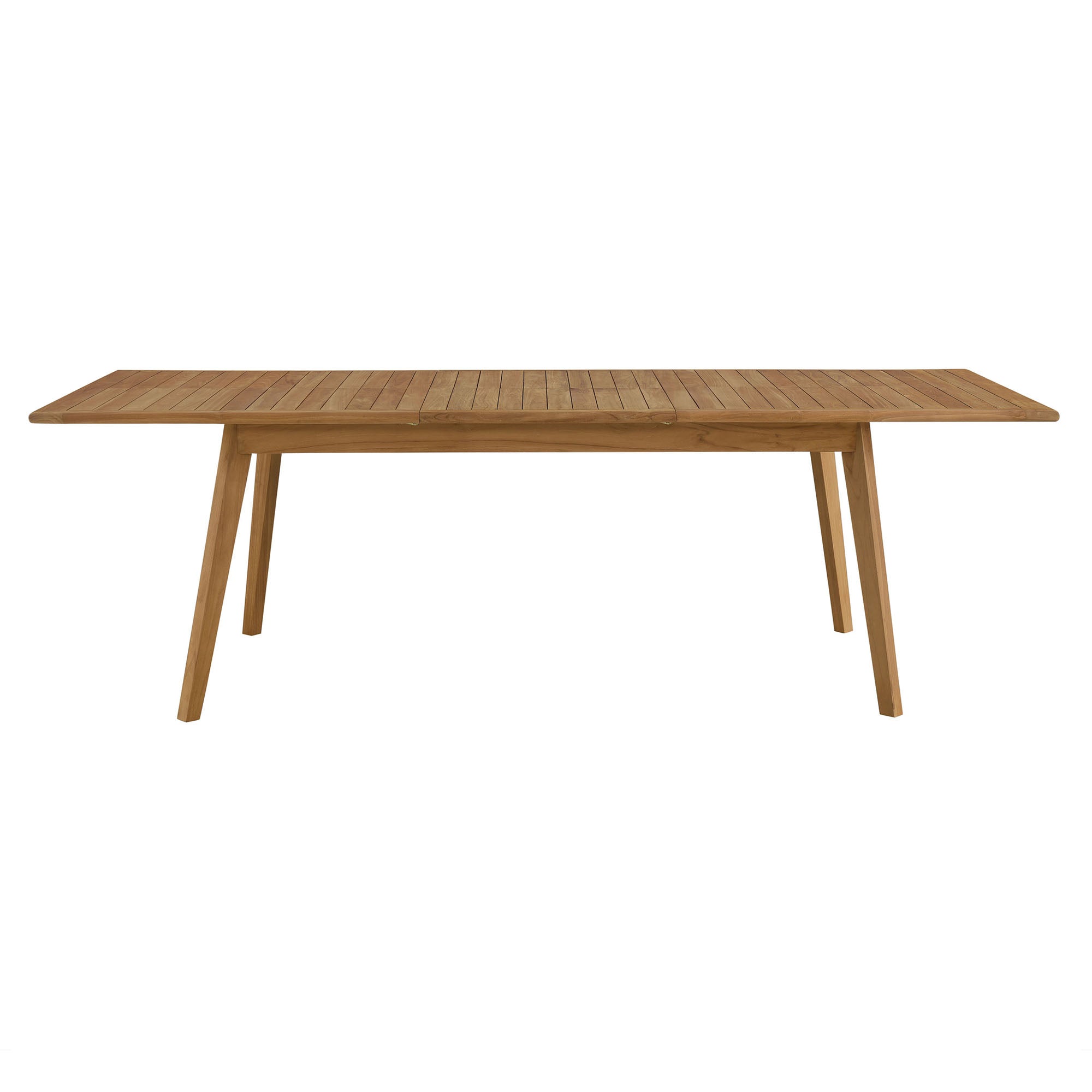 Vienna Outdoor Patio Teak Wood Extendable Dining Table by Modway - Best Buy Furniture