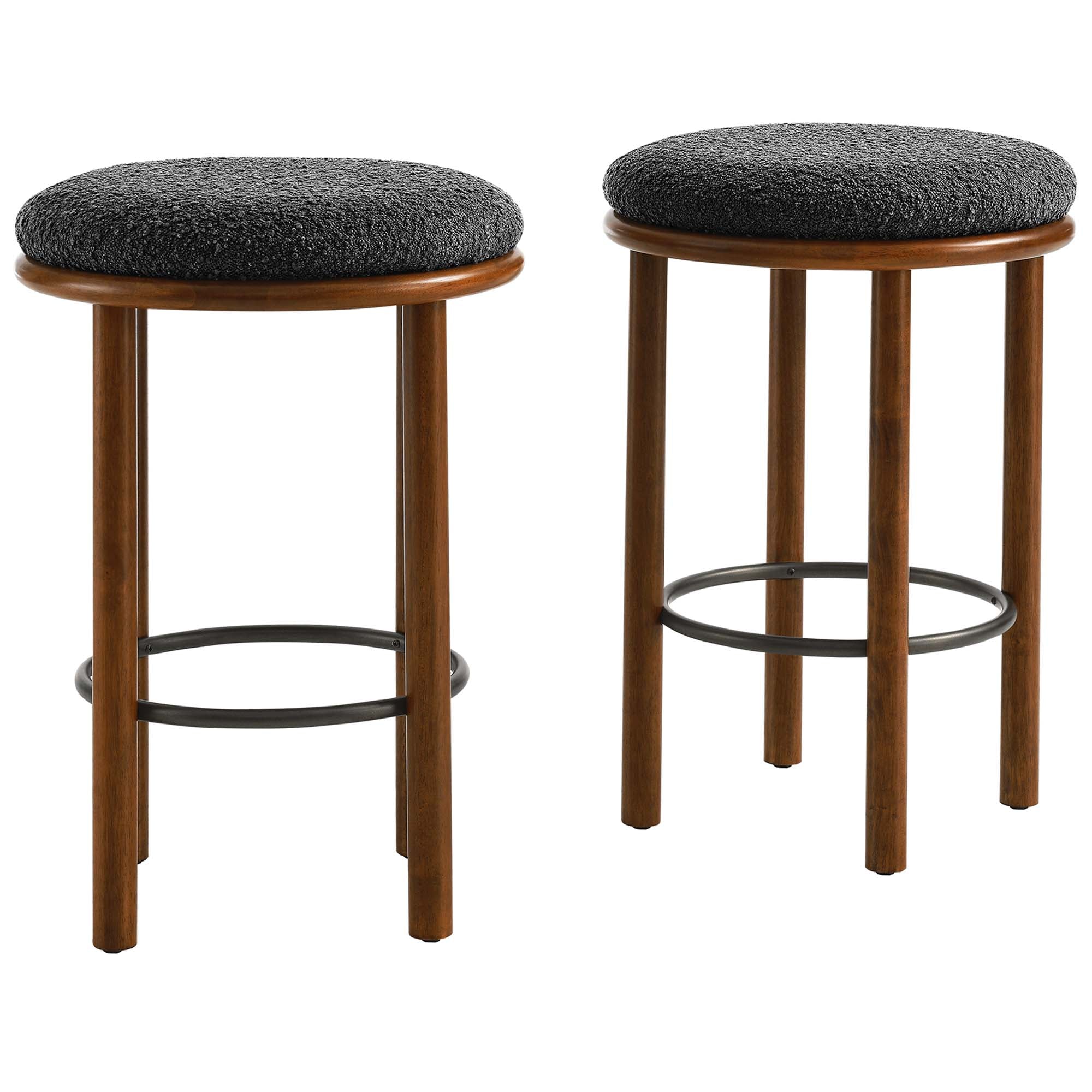 Fable Boucle Fabric Counter Stools Set of 2 by Modway - Best Buy Furniture