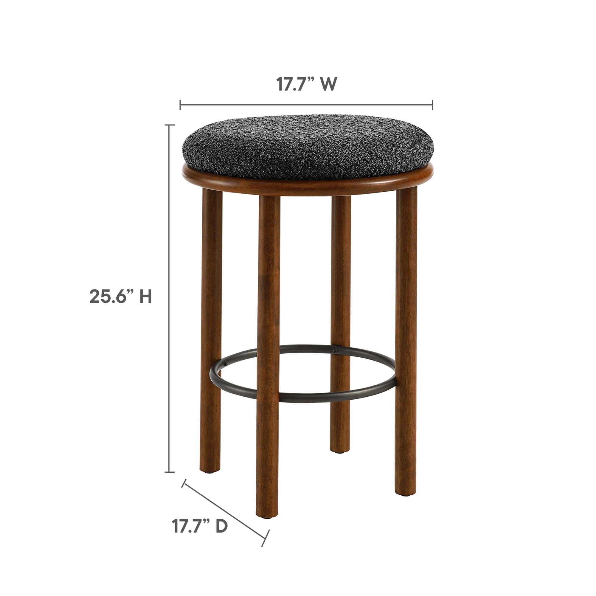 Fable Boucle Fabric Counter Stools Set of 2 by Modway - Best Buy Furniture