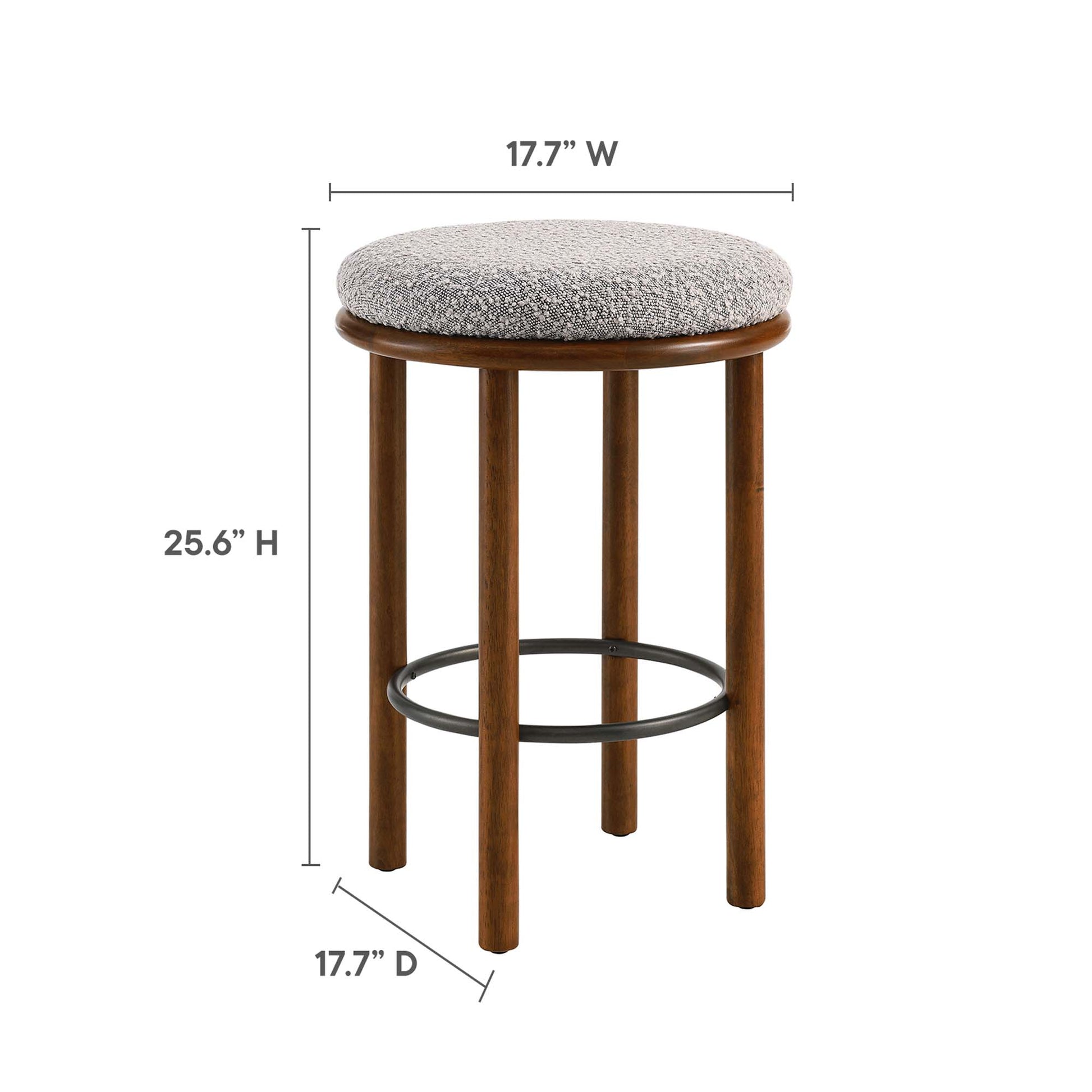 Fable Boucle Fabric Counter Stools Set of 2 by Modway - Best Buy Furniture