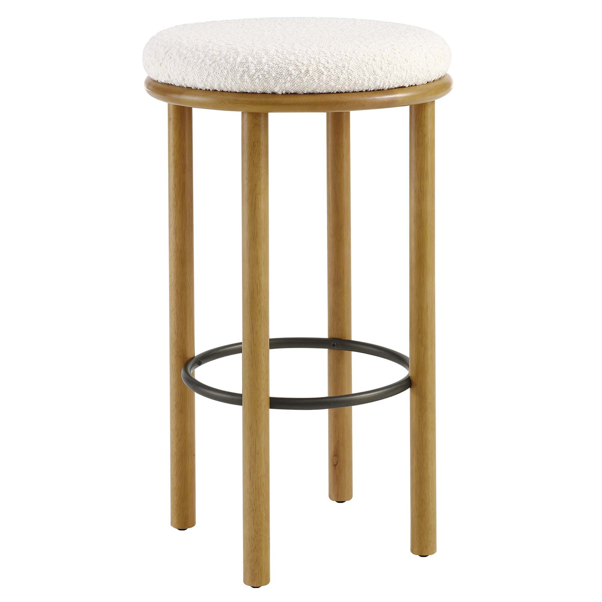 Fable Boucle Fabric Bar Stools Set of 2 by Modway - Best Buy Furniture