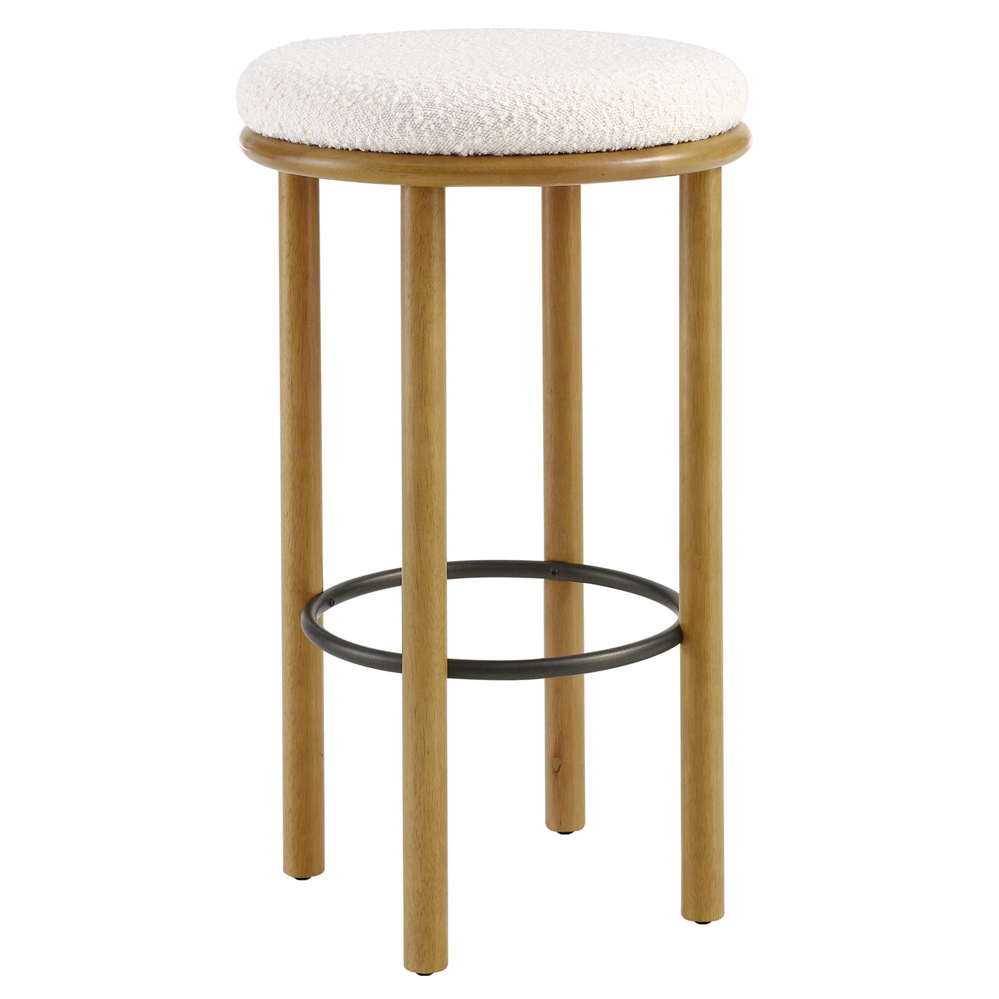 Fable Boucle Fabric Bar Stools Set of 2 by Modway - Best Buy Furniture