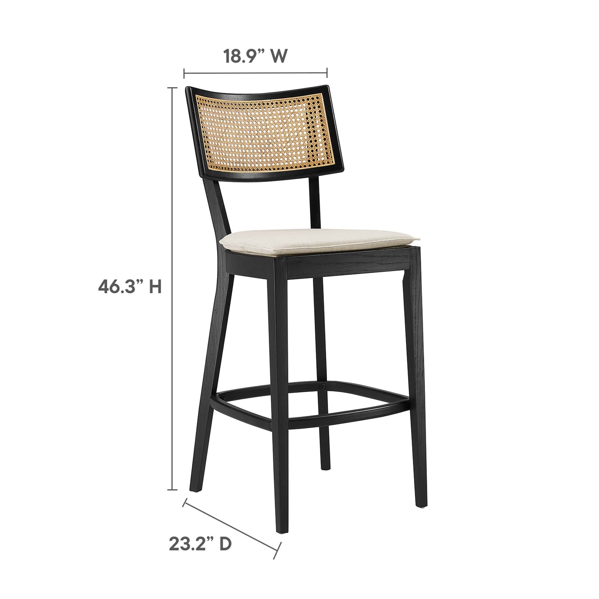 Caledonia Wood Bar Stools Set of 2 by Modway - Best Buy Furniture