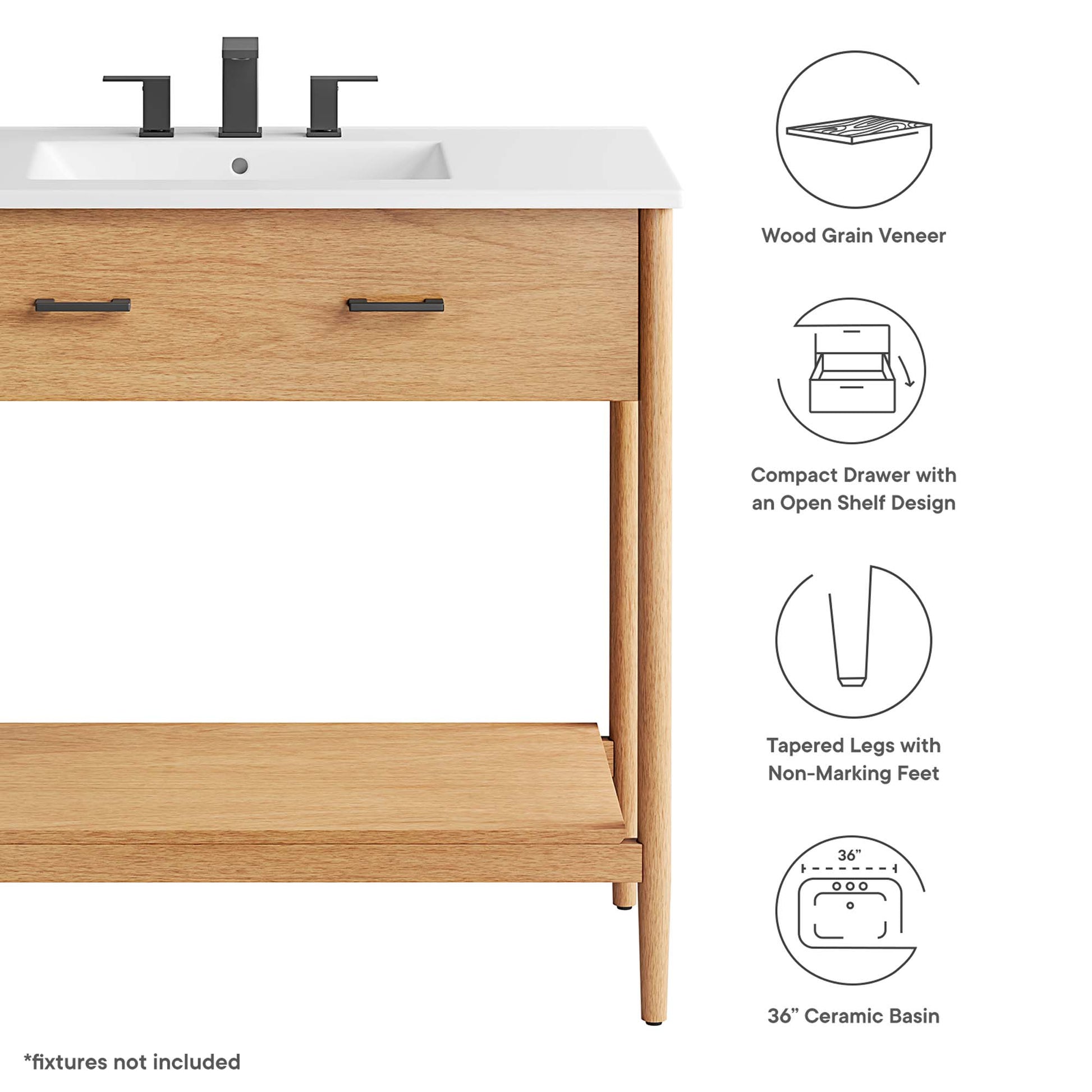 Zaire 36" Bathroom Vanity by Modway - Best Buy Furniture