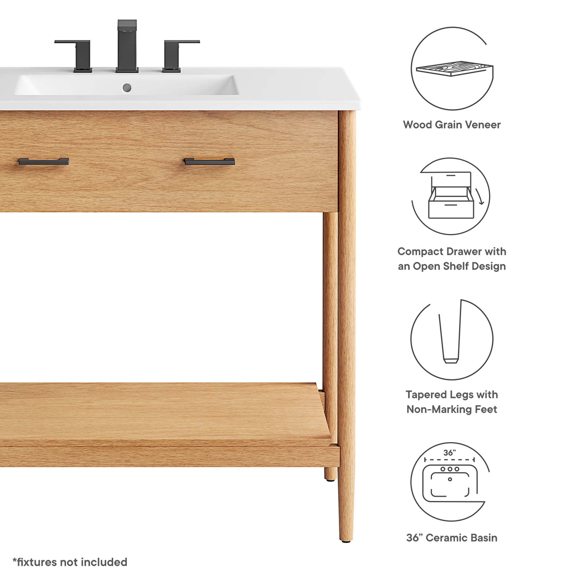 Zaire 36" Bathroom Vanity by Modway - Best Buy Furniture