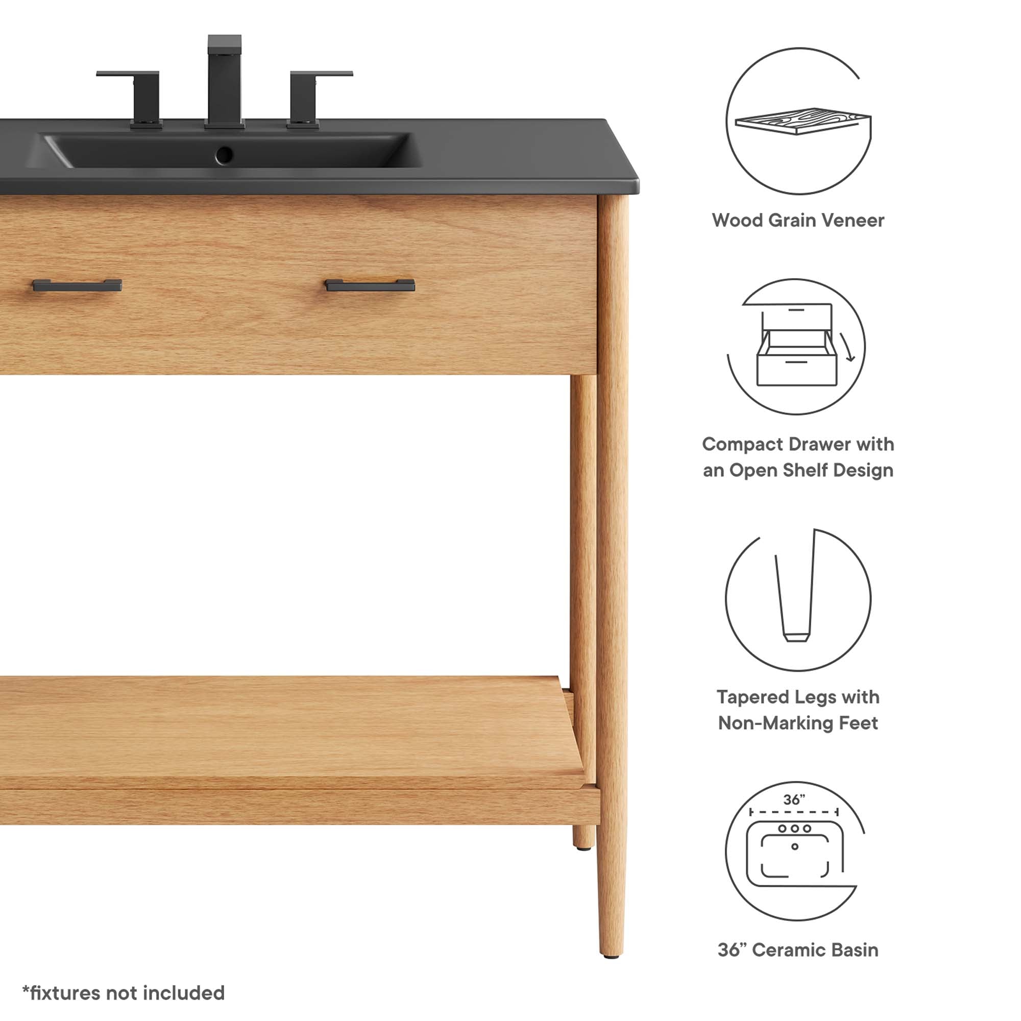 Zaire 36" Bathroom Vanity by Modway - Best Buy Furniture