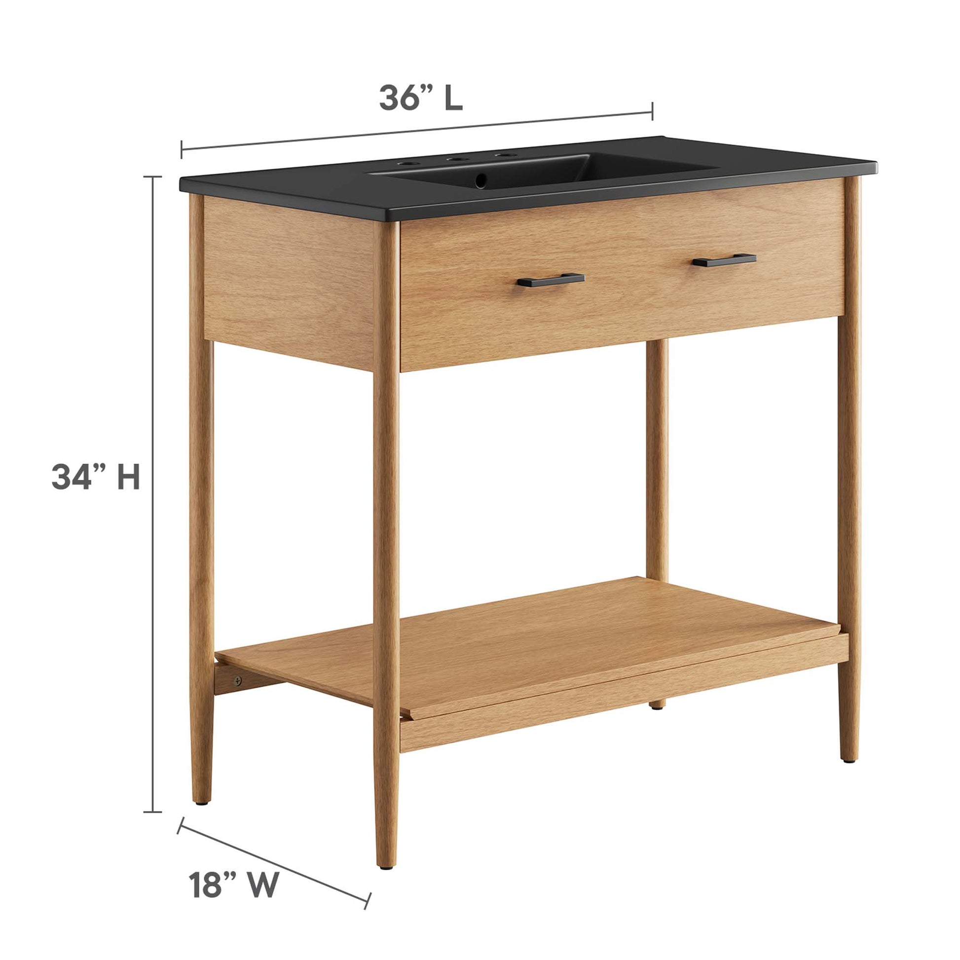 Zaire 36" Bathroom Vanity by Modway - Best Buy Furniture