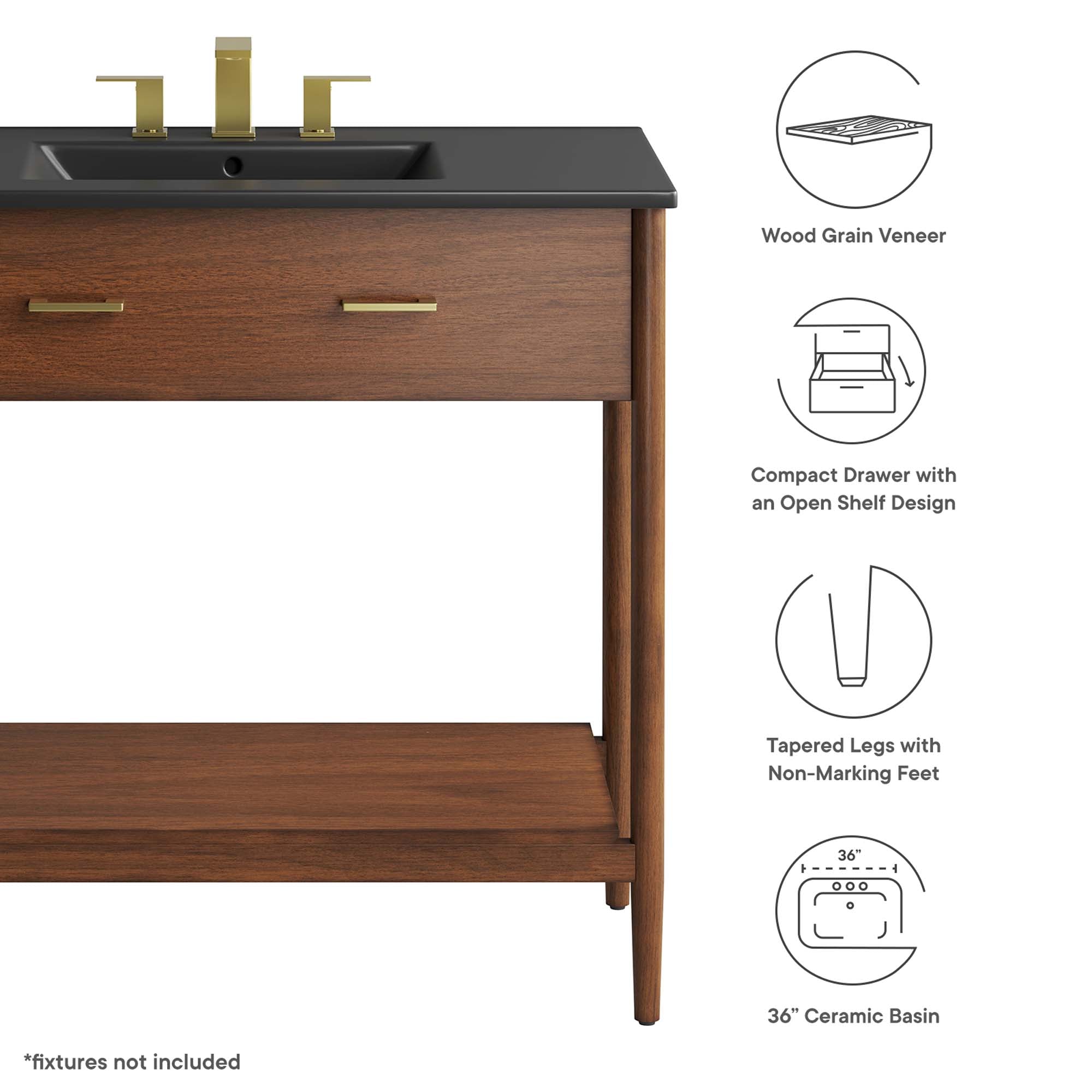 Zaire 36" Bathroom Vanity by Modway - Best Buy Furniture