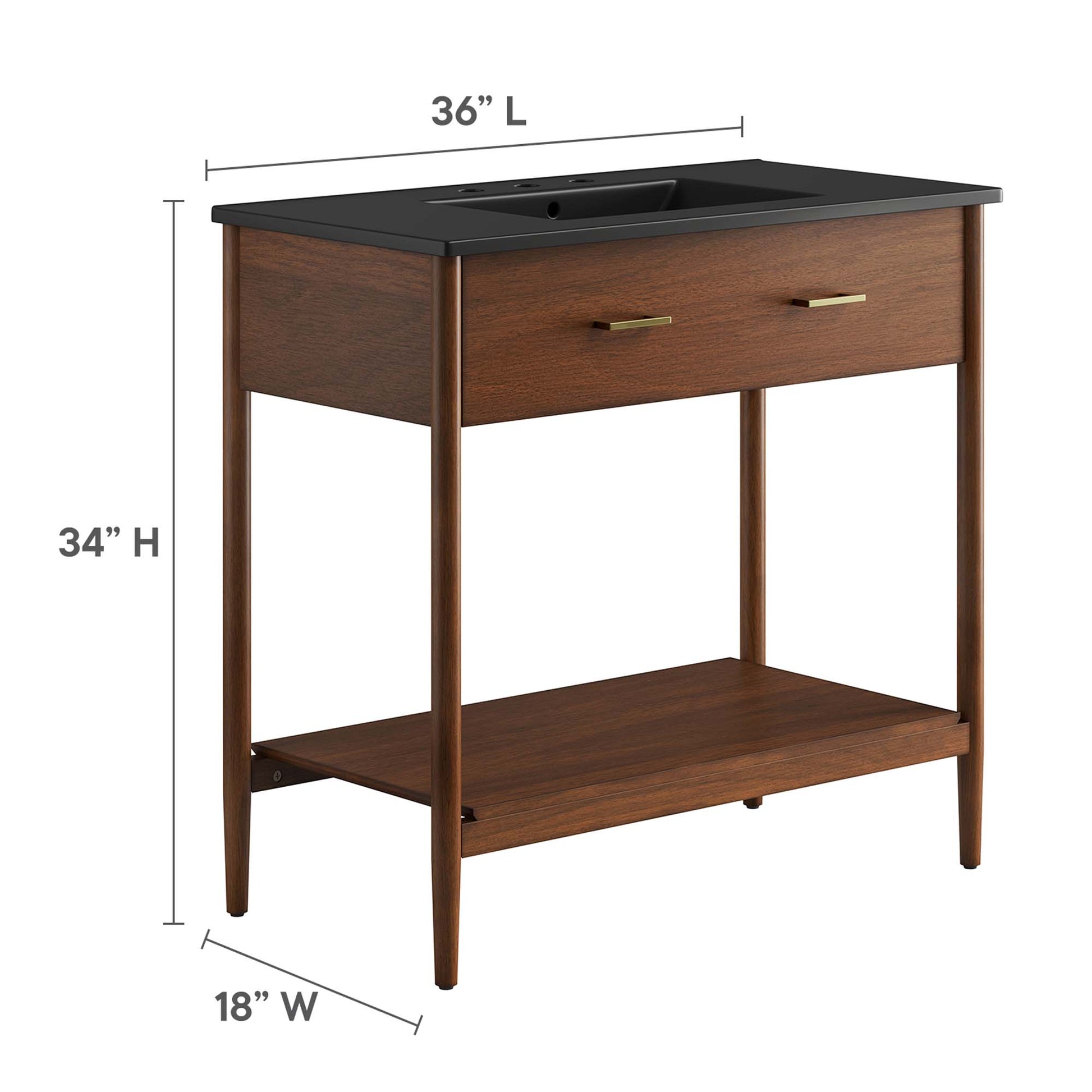 Zaire 36" Bathroom Vanity by Modway - Best Buy Furniture