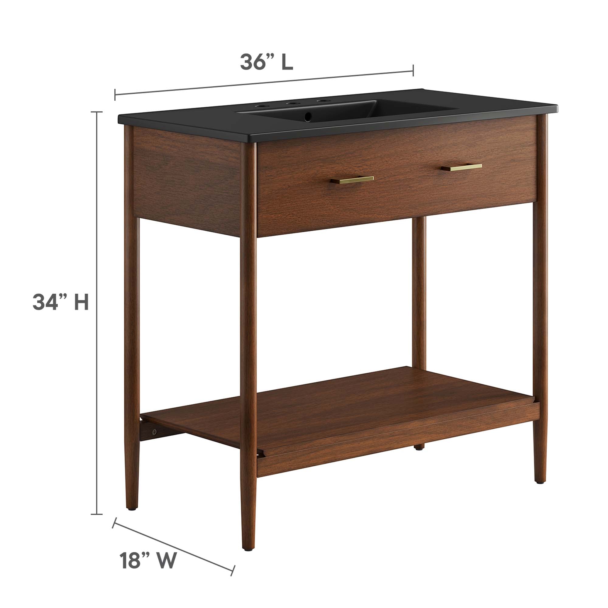 Zaire 36" Bathroom Vanity by Modway - Best Buy Furniture