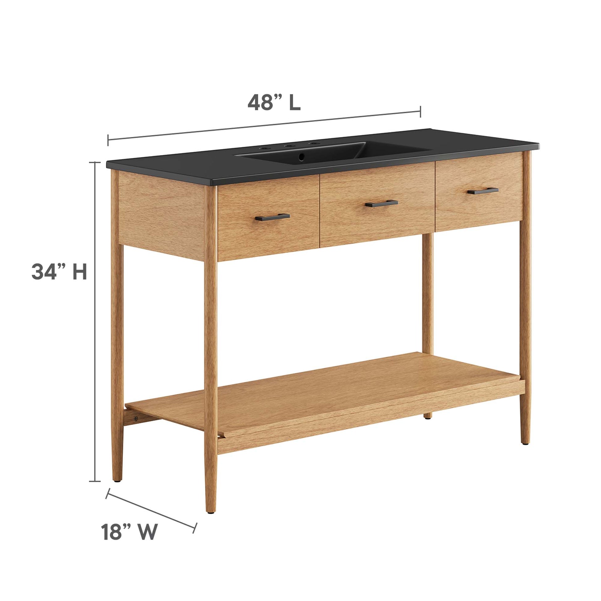 Zaire 48" Single Sink Bathroom Vanity by Modway - Best Buy Furniture