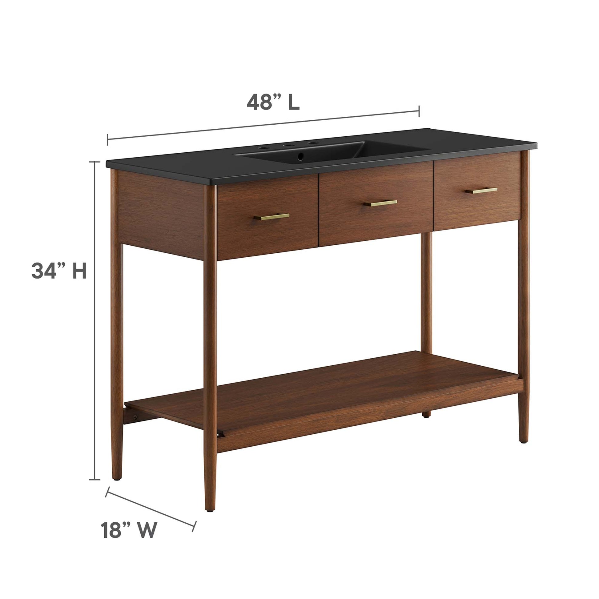 Zaire 48" Single Sink Bathroom Vanity by Modway - Best Buy Furniture