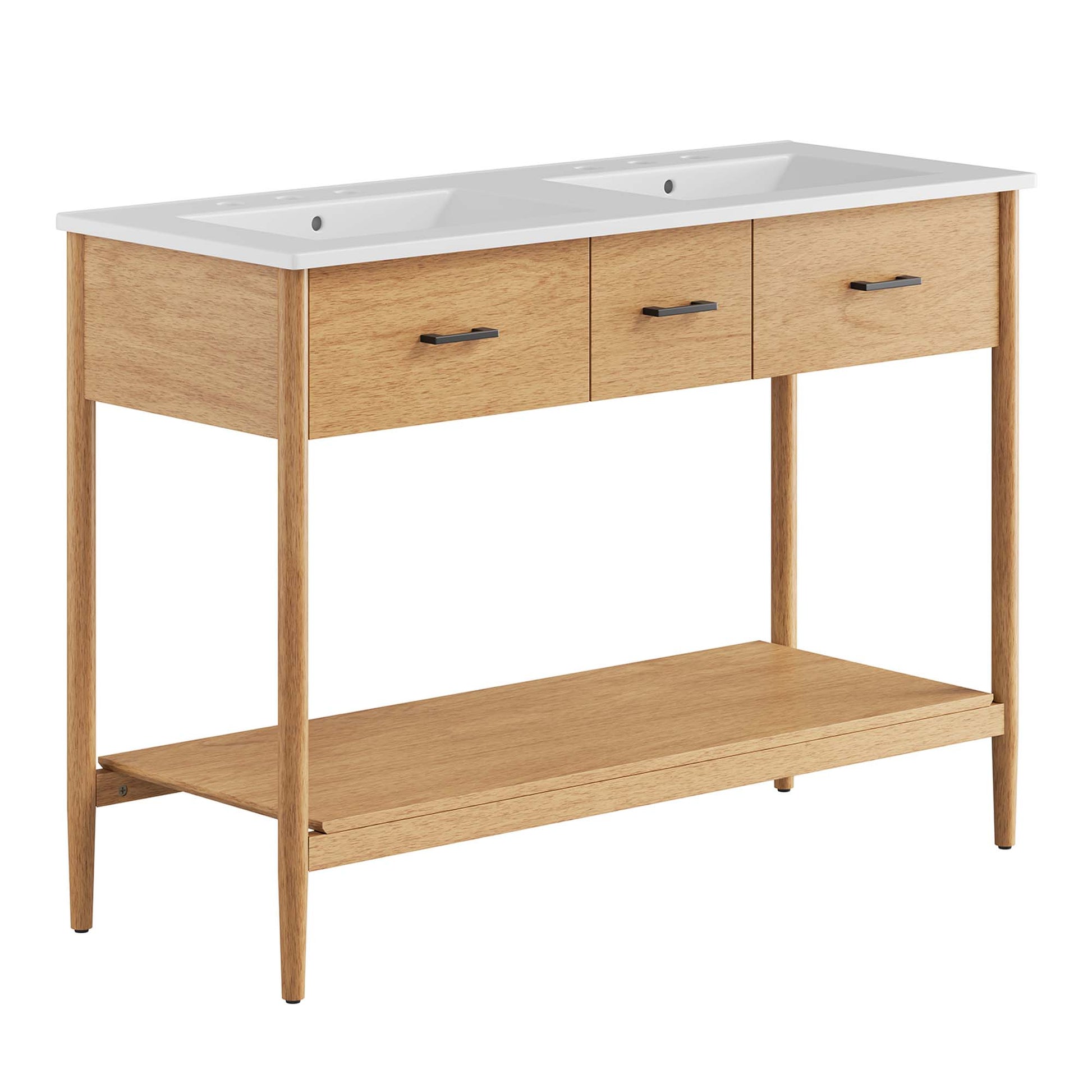 Zaire 48" Double Sink Bathroom Vanity by Modway - Best Buy Furniture