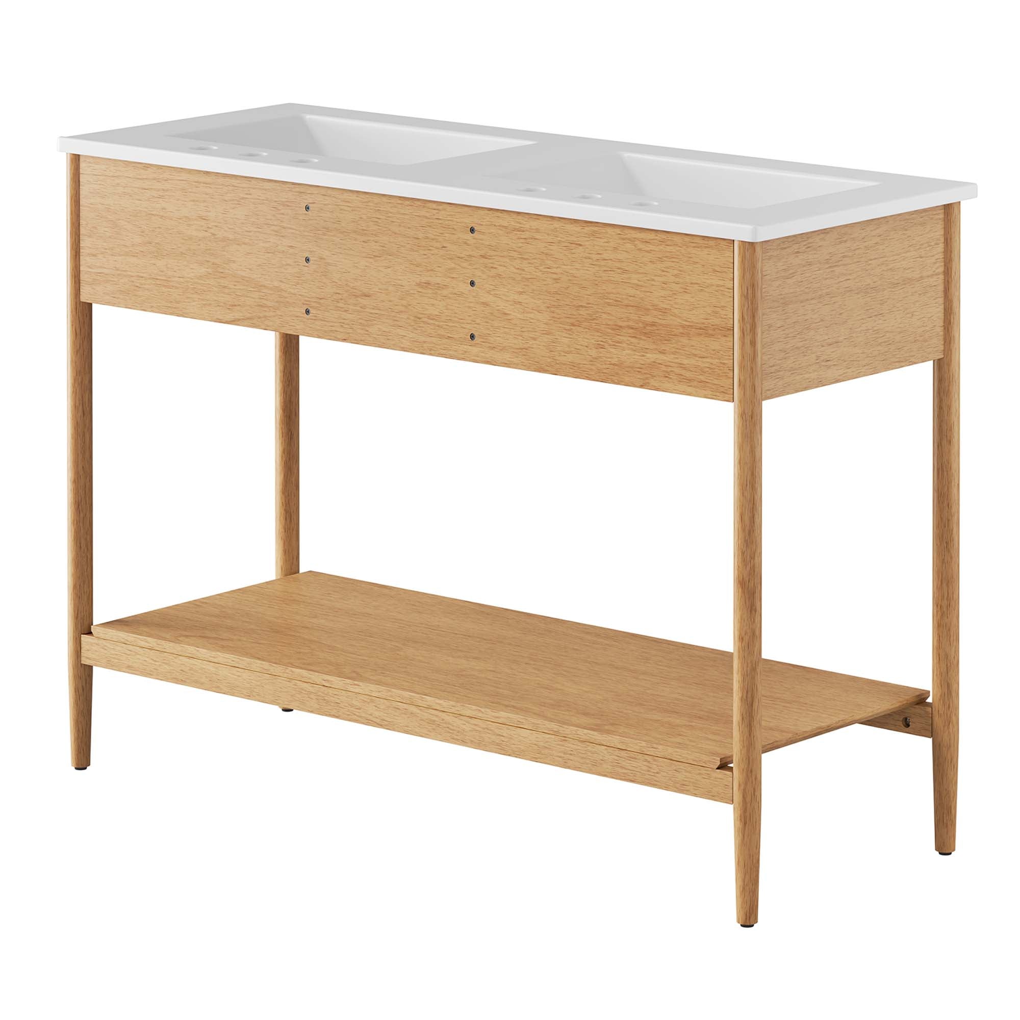 Zaire 48" Double Sink Bathroom Vanity by Modway - Best Buy Furniture