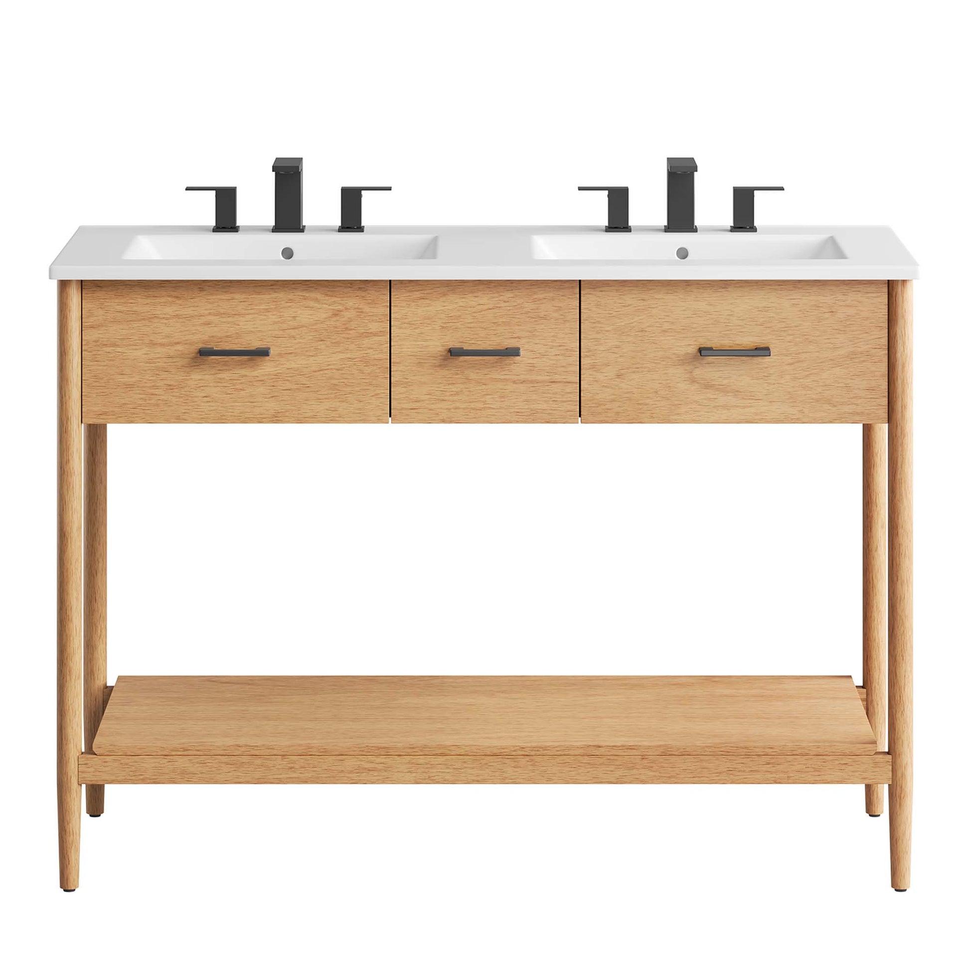 Zaire 48" Double Sink Bathroom Vanity by Modway - Best Buy Furniture