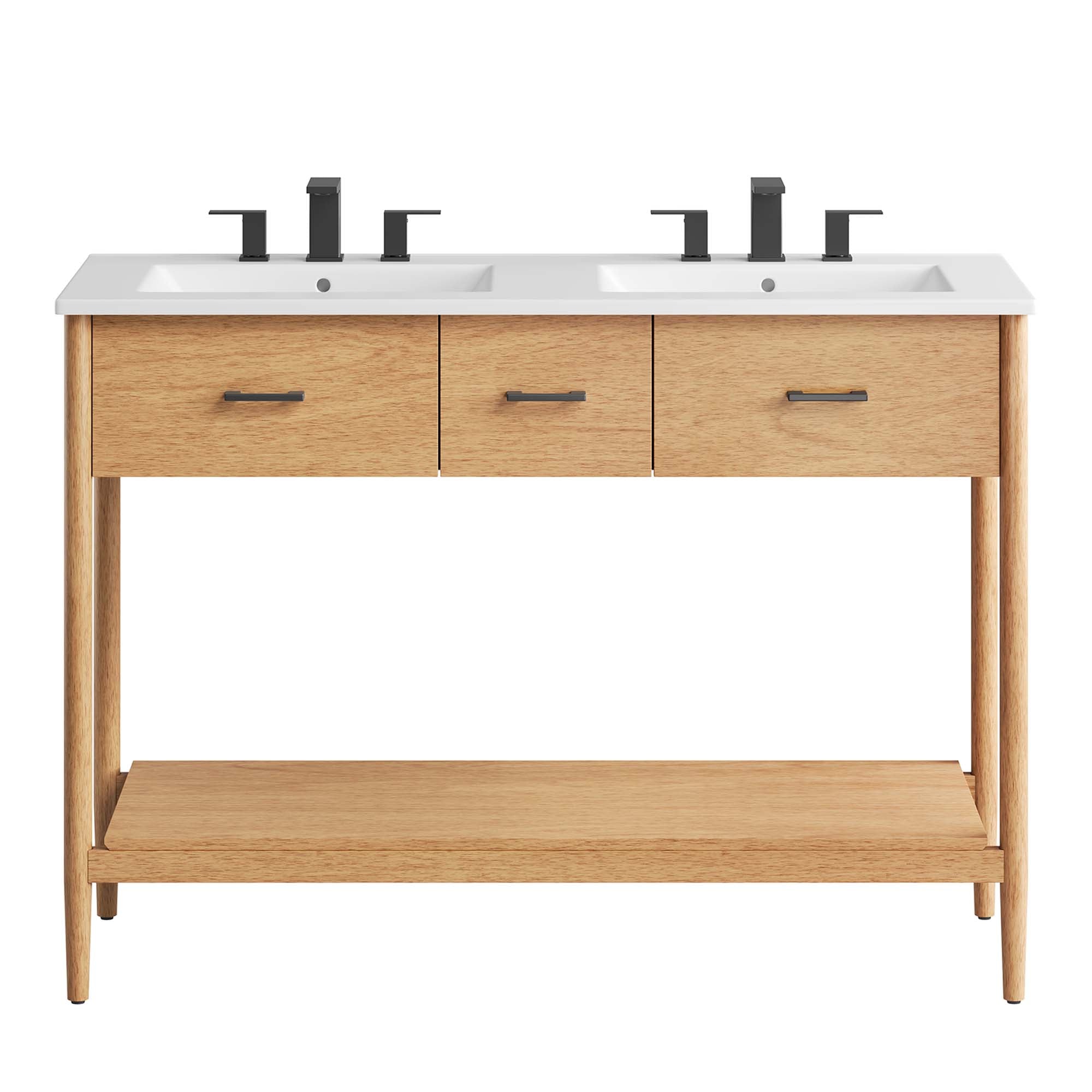 Zaire 48" Double Sink Bathroom Vanity by Modway - Best Buy Furniture
