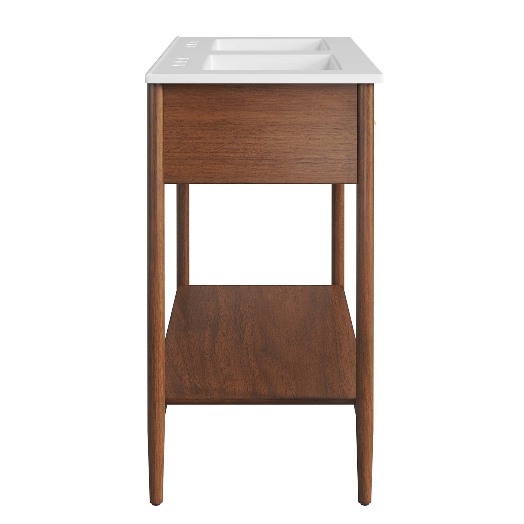 Zaire 48" Double Sink Bathroom Vanity by Modway - Best Buy Furniture
