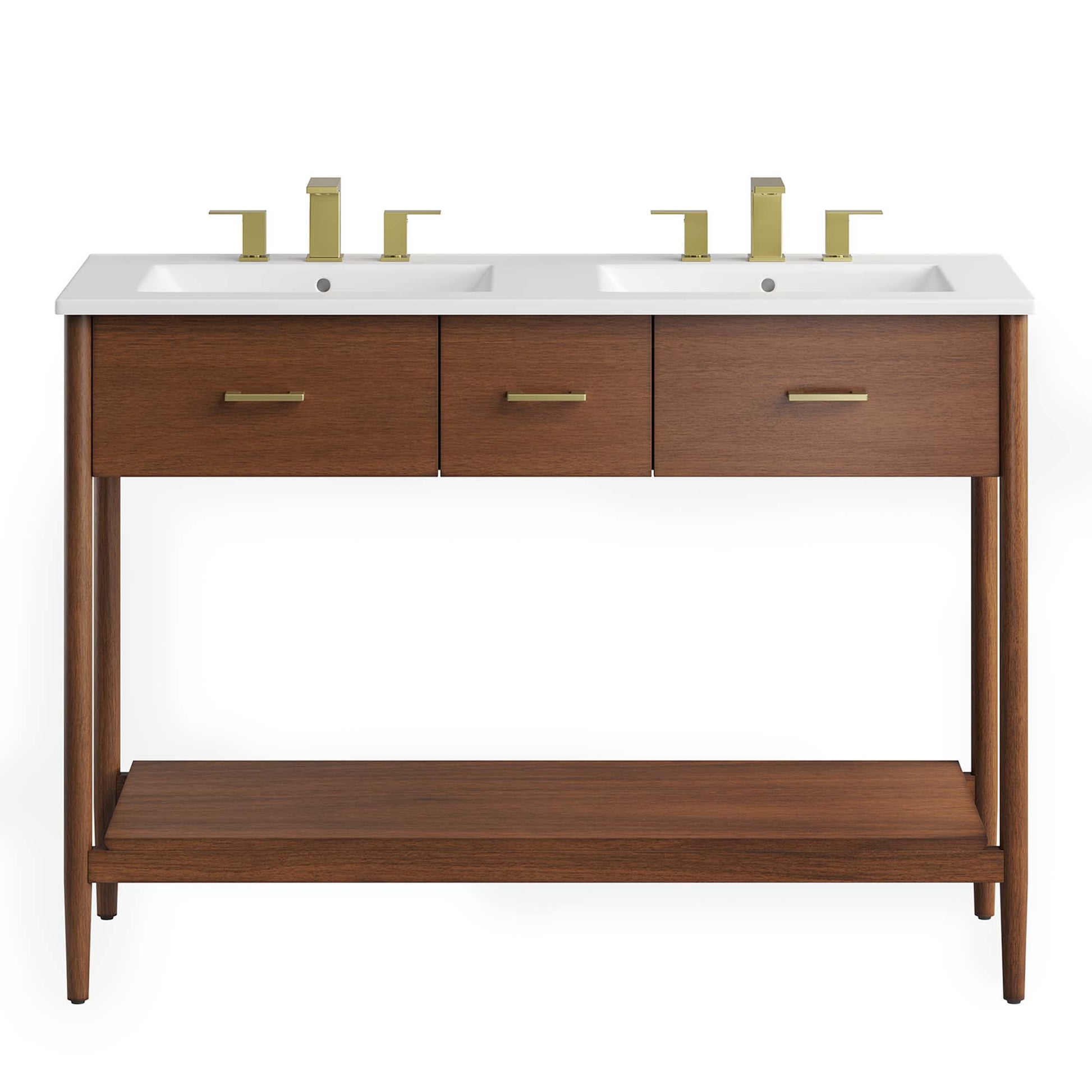 Zaire 48" Double Sink Bathroom Vanity by Modway - Best Buy Furniture