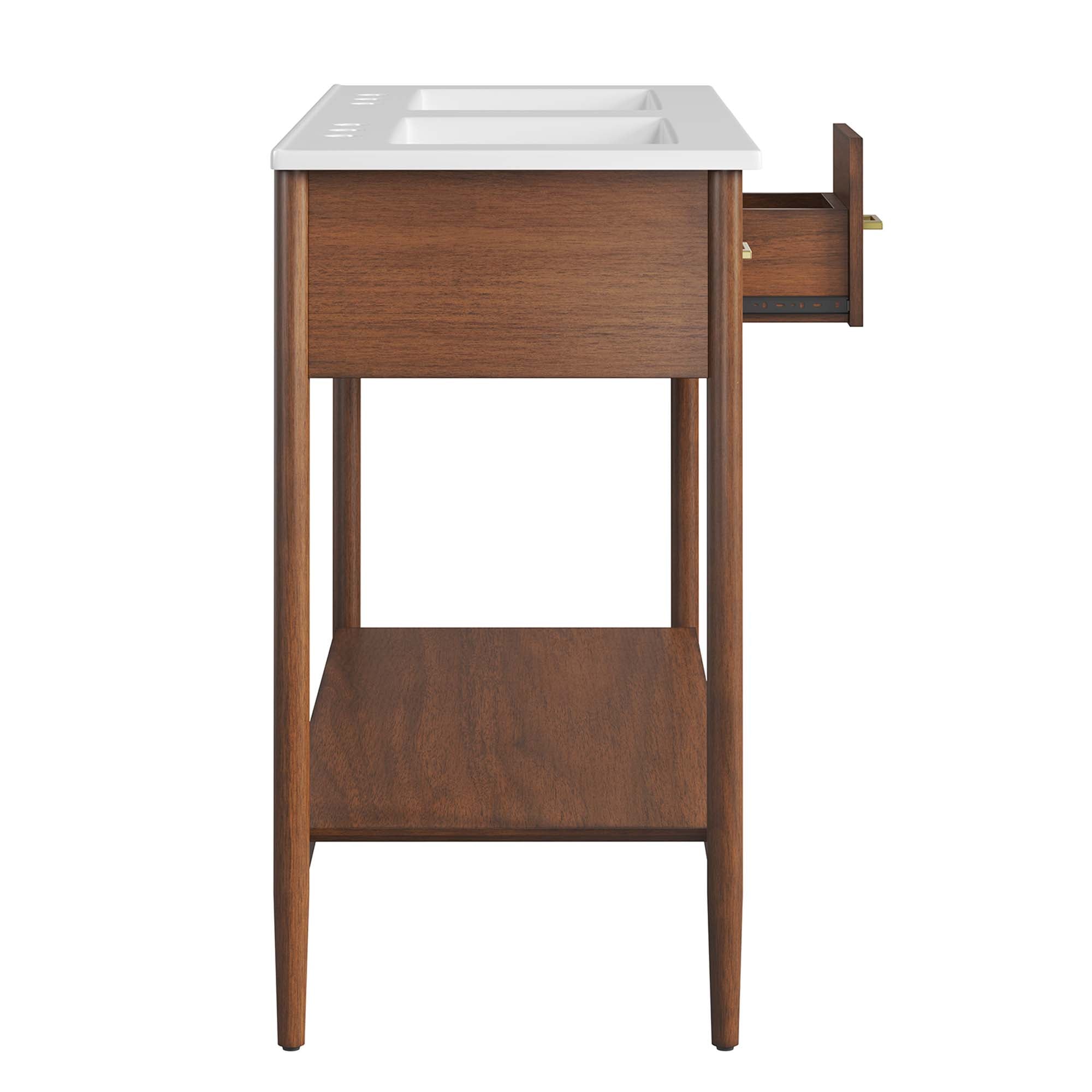 Zaire 48" Double Sink Bathroom Vanity by Modway - Best Buy Furniture