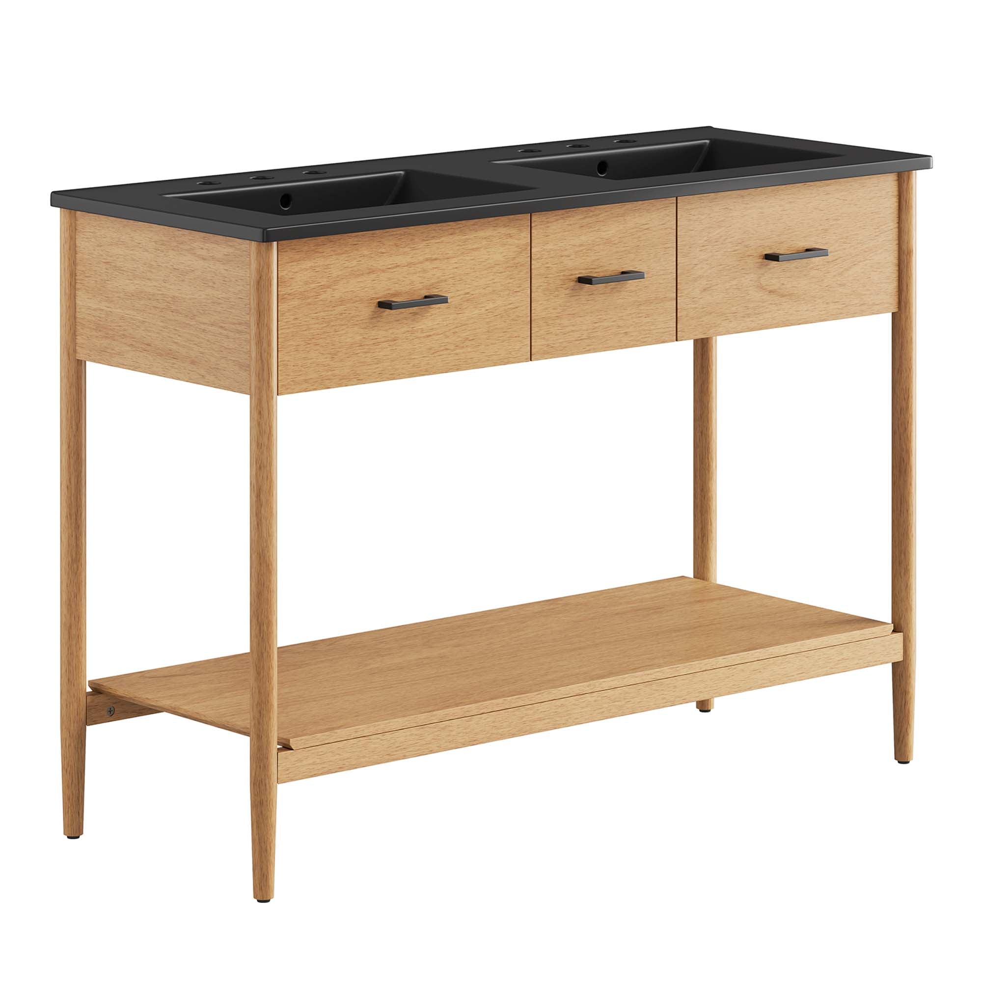 Zaire 48" Double Sink Bathroom Vanity by Modway - Best Buy Furniture