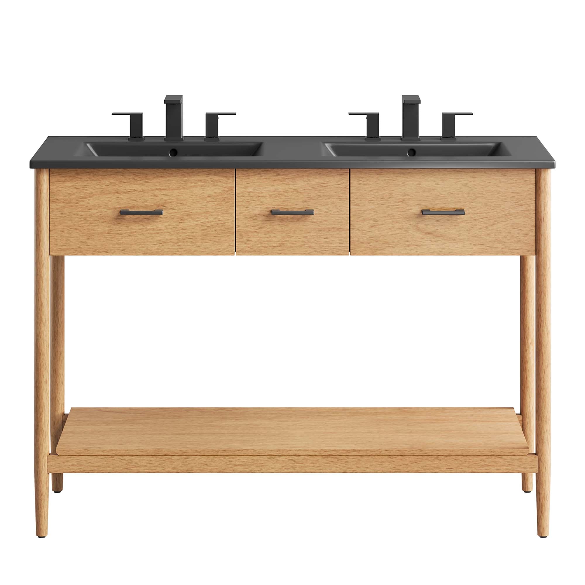 Zaire 48" Double Sink Bathroom Vanity by Modway - Best Buy Furniture
