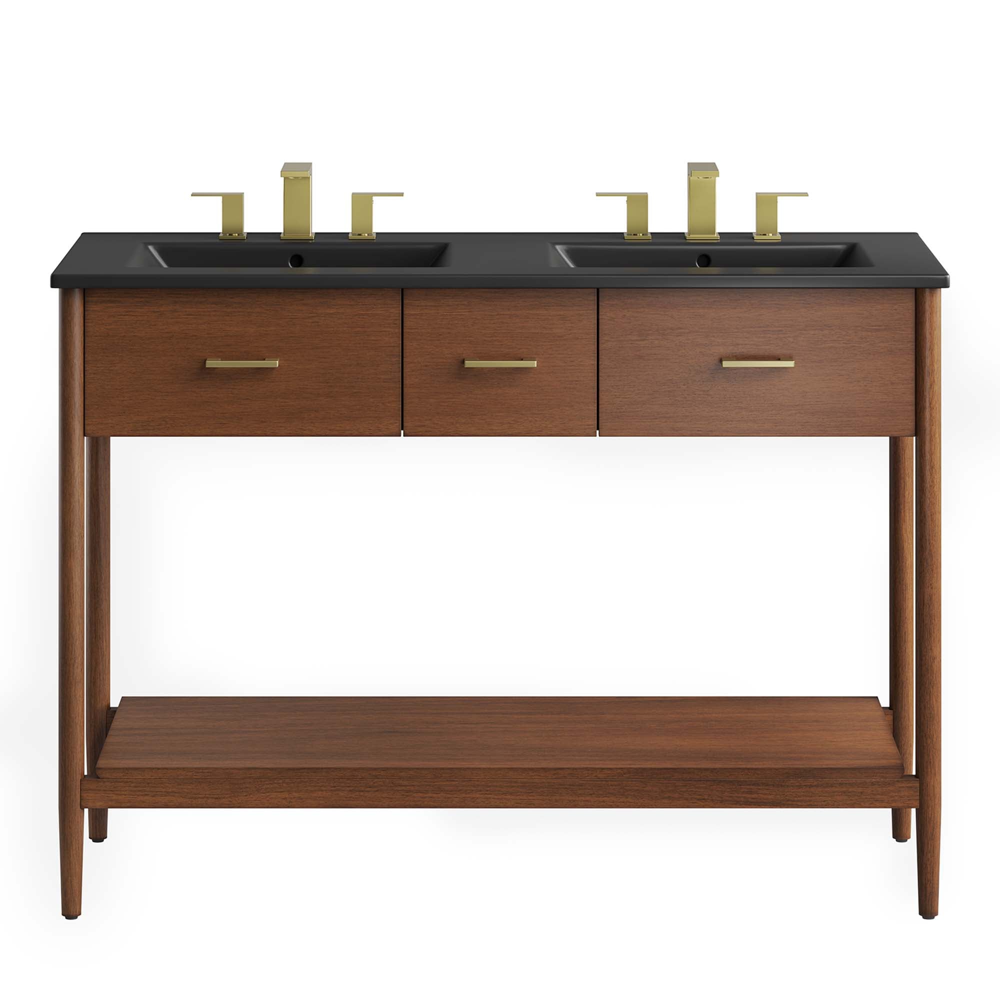 Zaire 48" Double Sink Bathroom Vanity by Modway - Best Buy Furniture