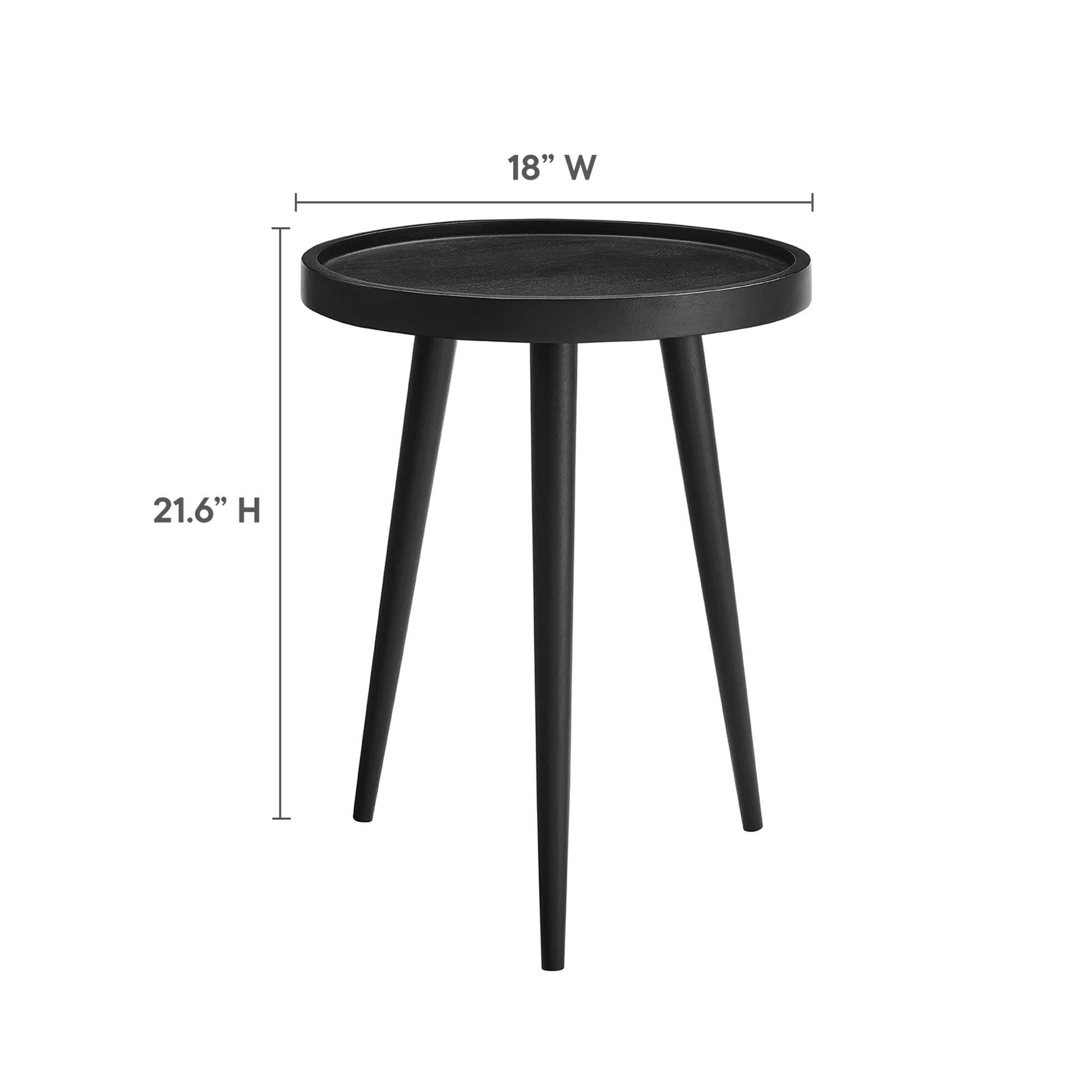 Chiro Round Wood Side Table by Modway - Best Buy Furniture