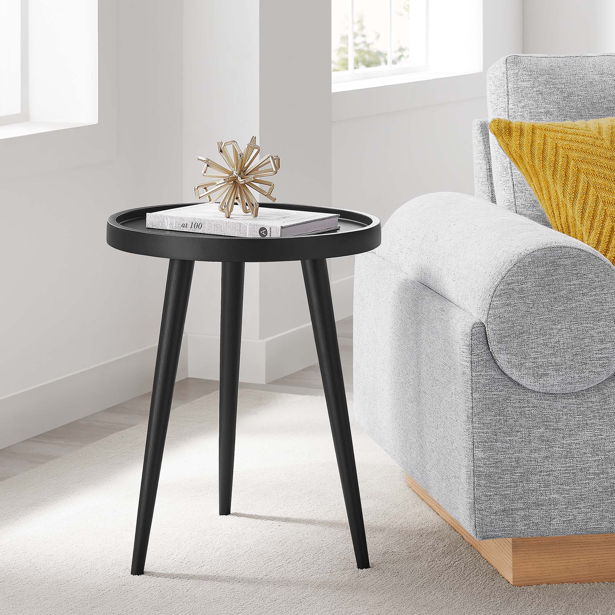 Chiro Round Wood Side Table by Modway - Best Buy Furniture